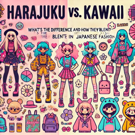 HarajukuとKawaii: 違いと日本のファッションにおける融合