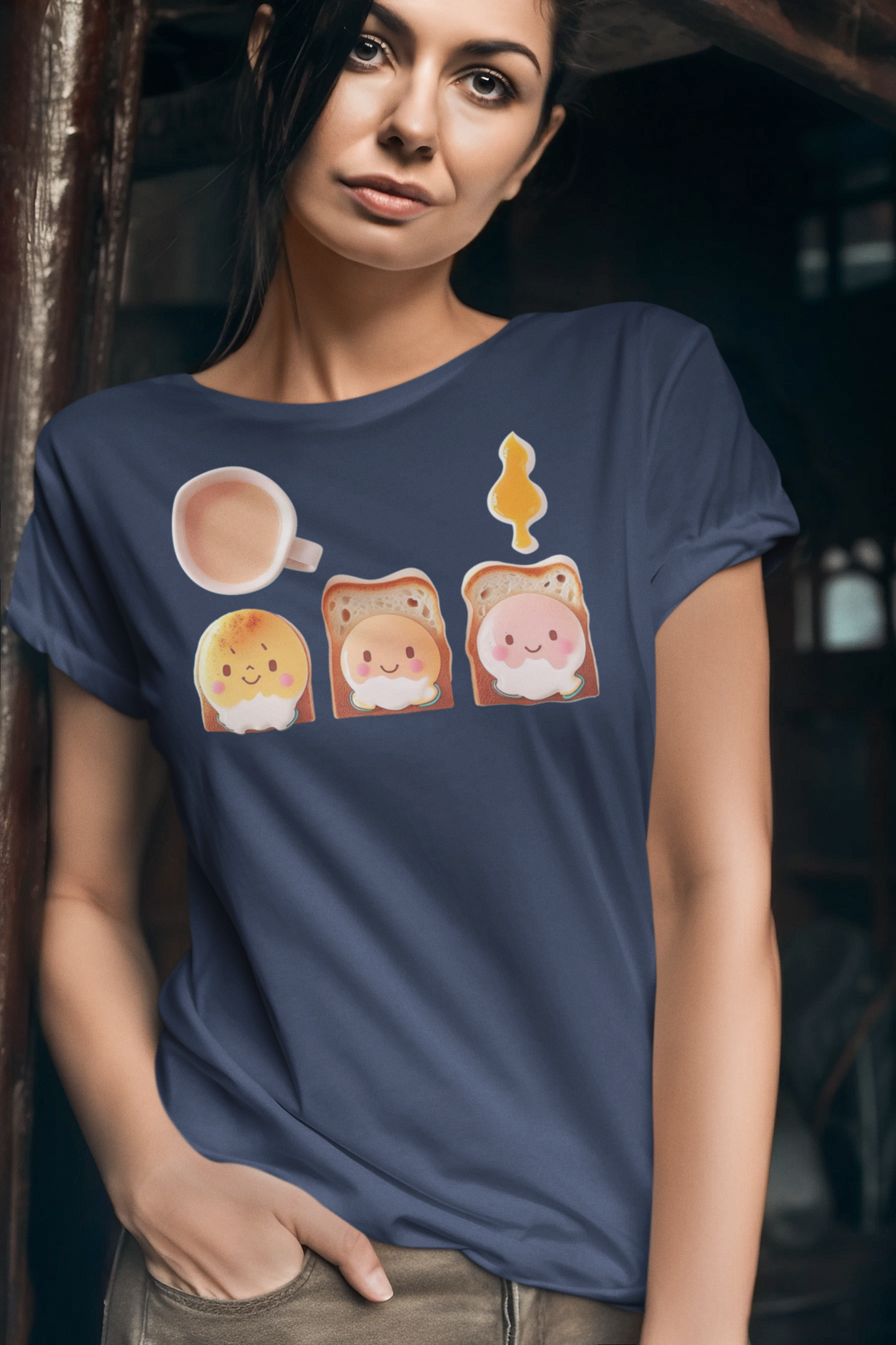 Kawaii Unisex Anime T-shirt - Sunny Side Delight