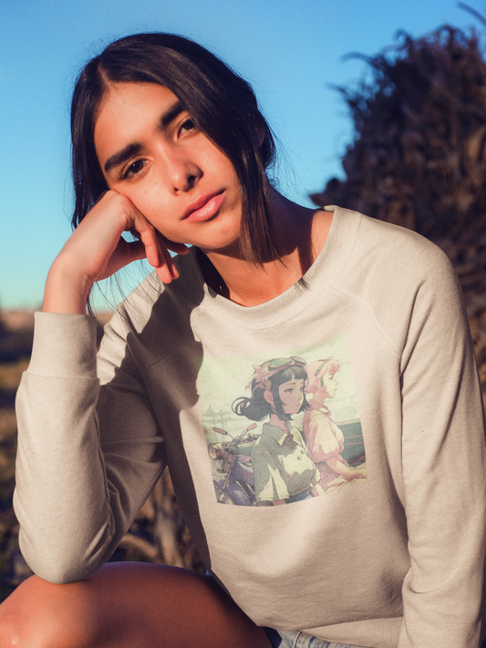 Kawaii Unisex Anime Sweatshirt - Showa Kawaii Adventure