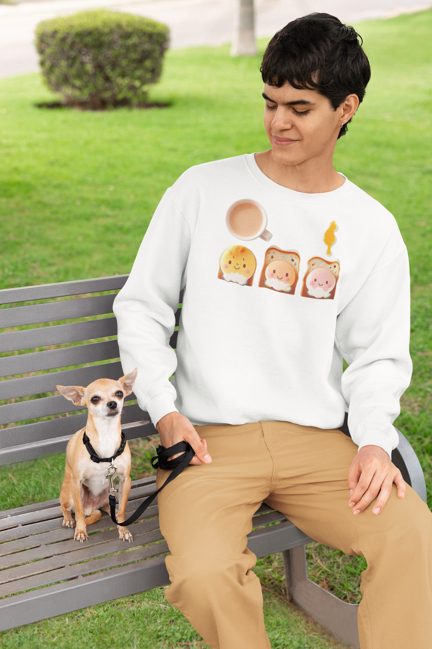 Kawaii Unisex Anime Sweatshirt - Sunny Side Delight