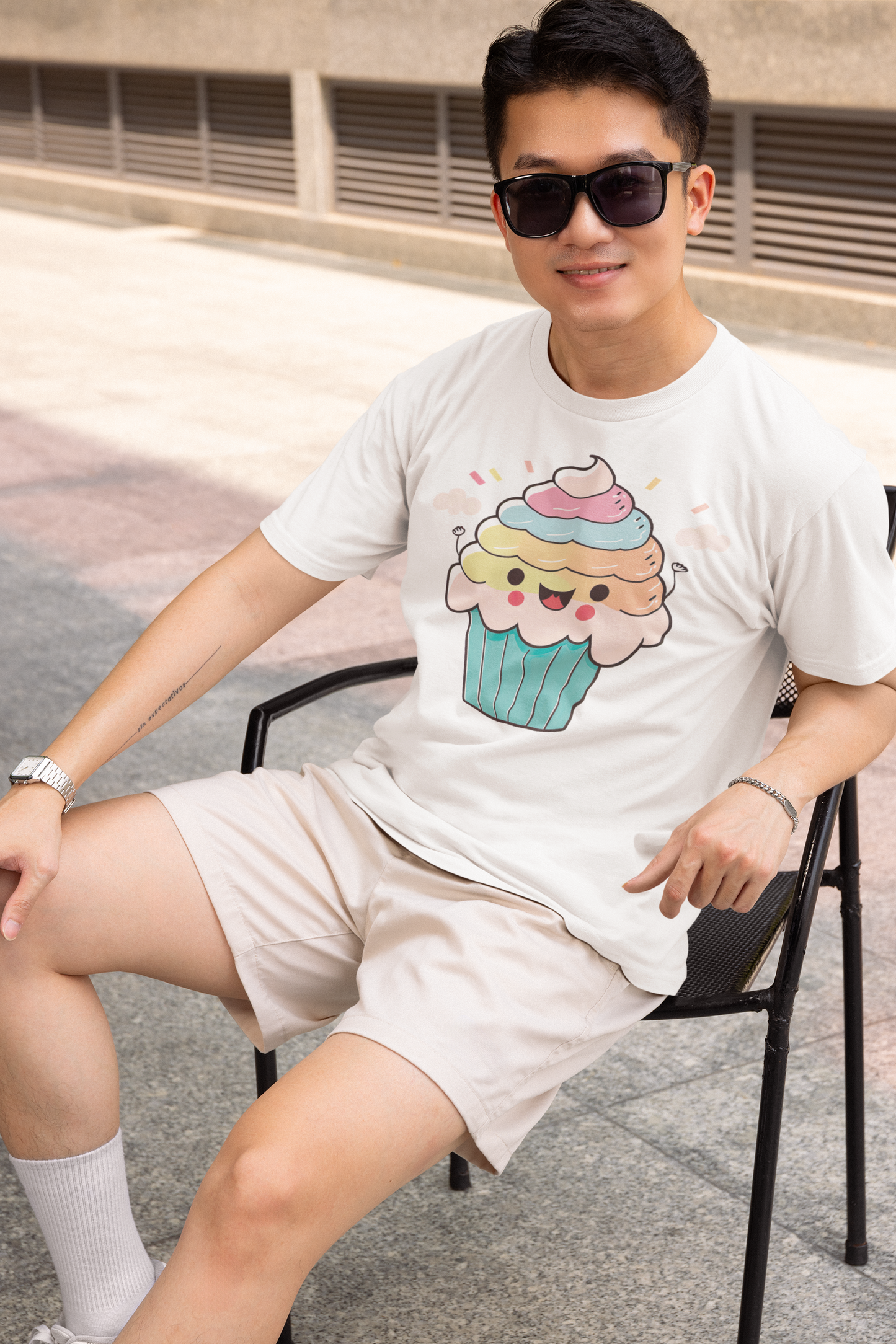 Kawaii Unisex Anime T-shirt - Yumeko Cupcake