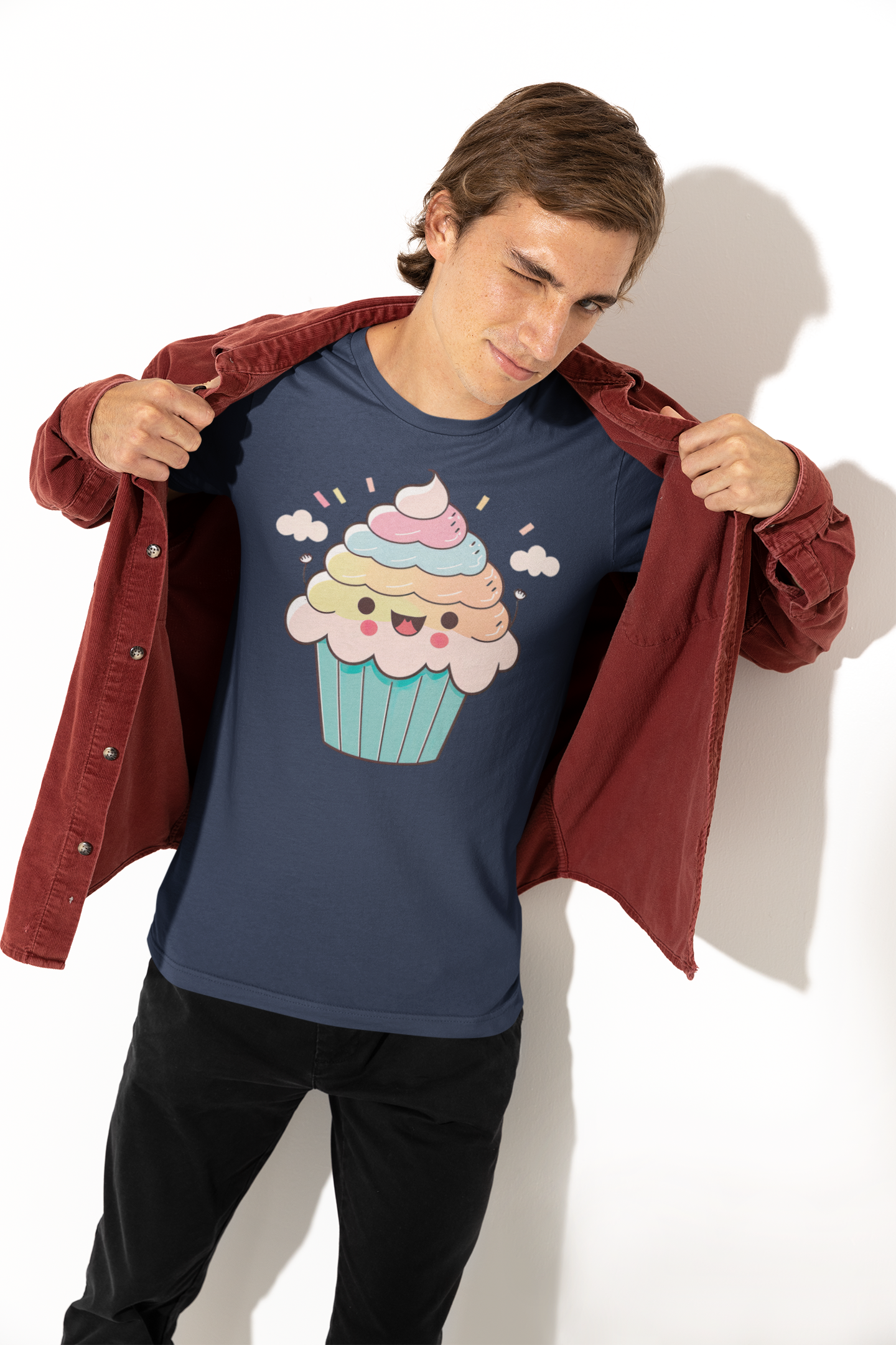 Kawaii Unisex Anime T-shirt - Yumeko Cupcake