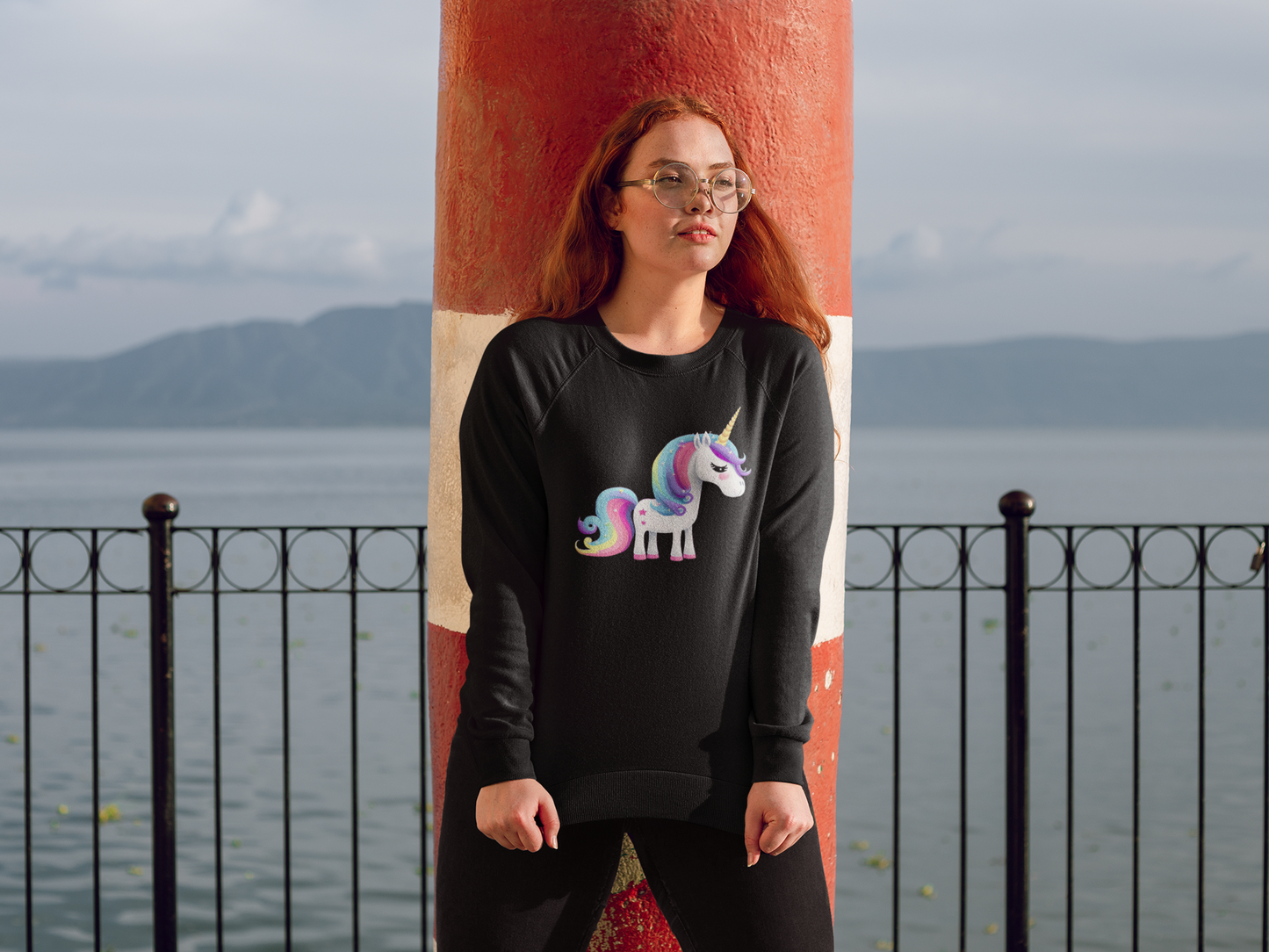 Kawaii Unisex Anime Sweatshirt - Yumehana the Dream Unicorn