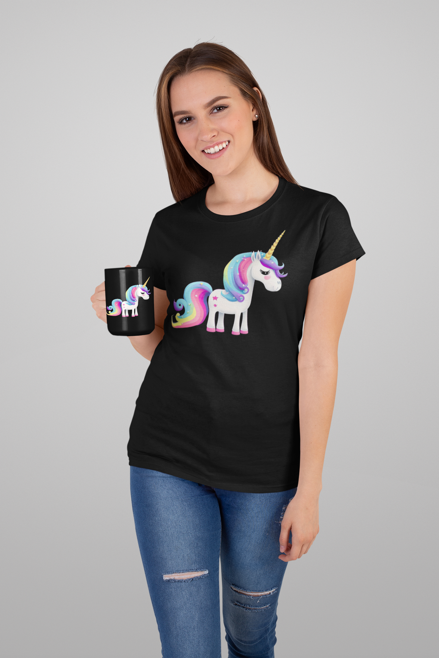 Kawaii Unisex Anime T-shirt - Yumehana the Dream Unicorn