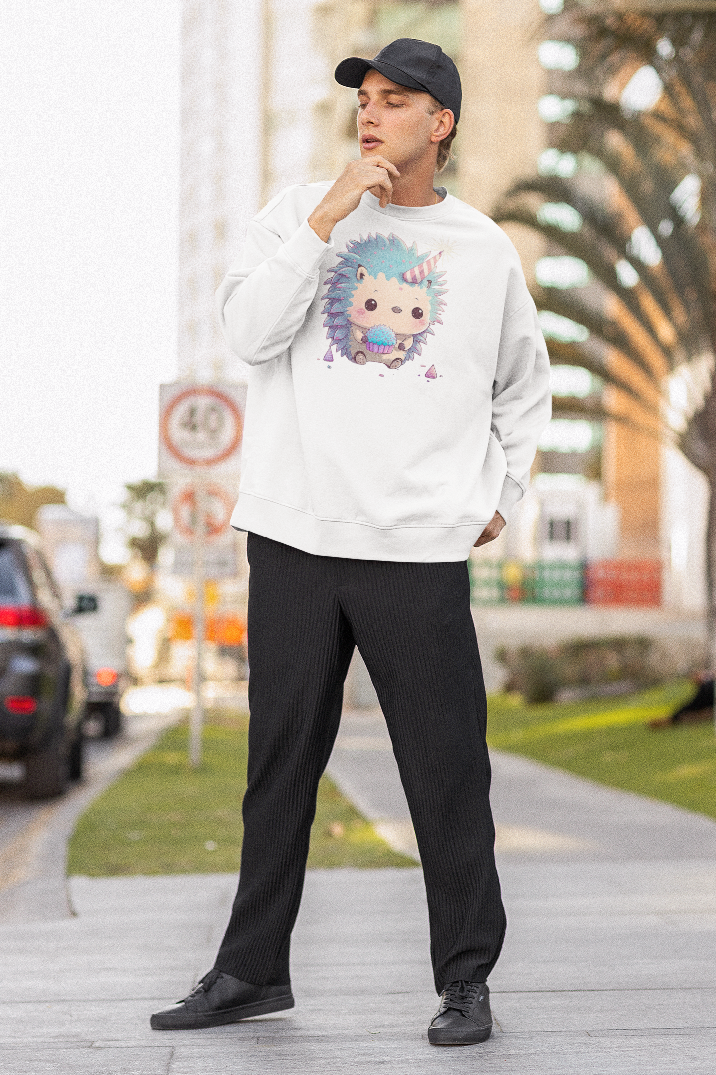 Kawaii Unisex Anime Sweatshirt - Koguma Haru