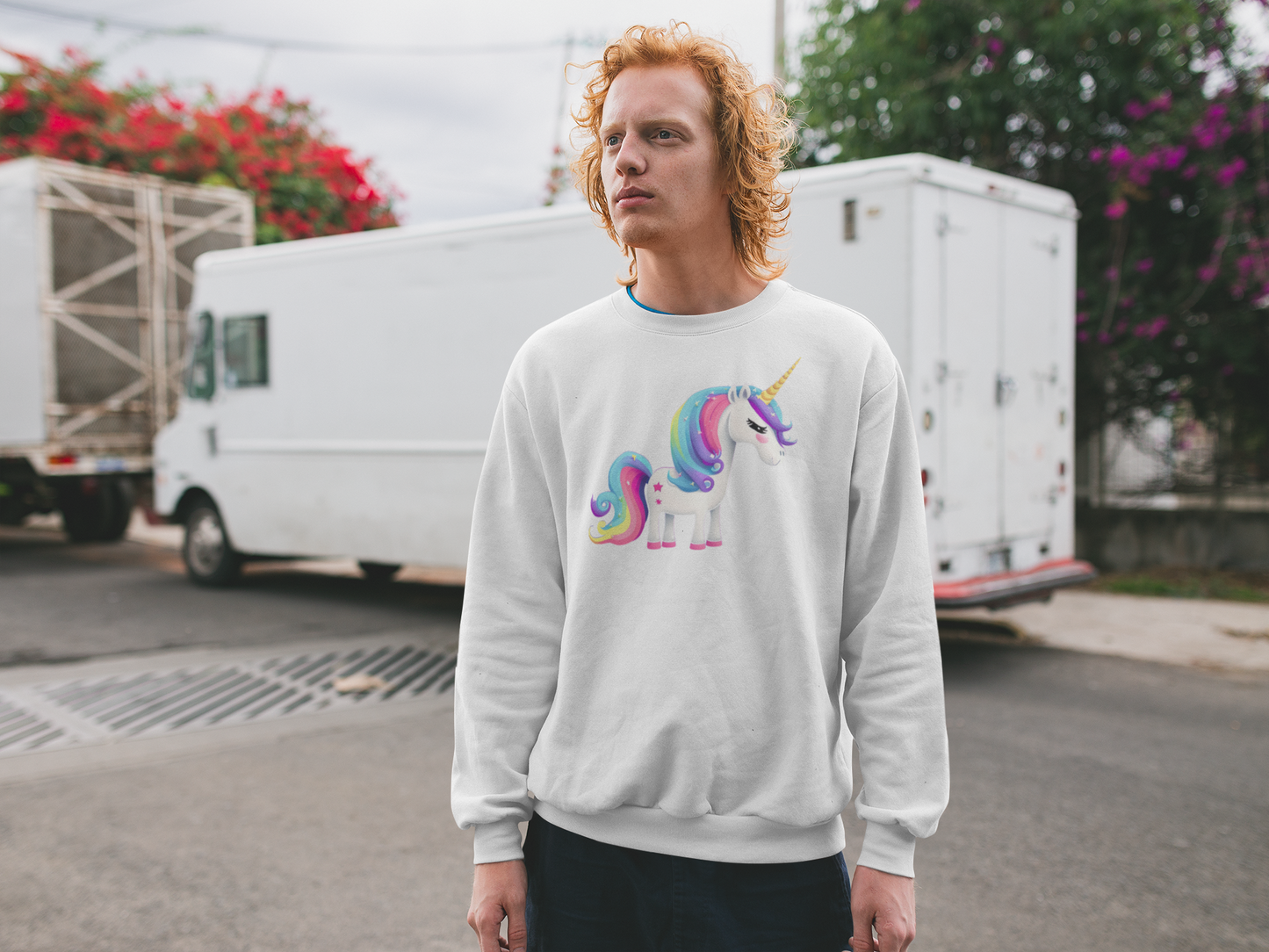 Kawaii Unisex Anime Sweatshirt - Yumehana the Dream Unicorn