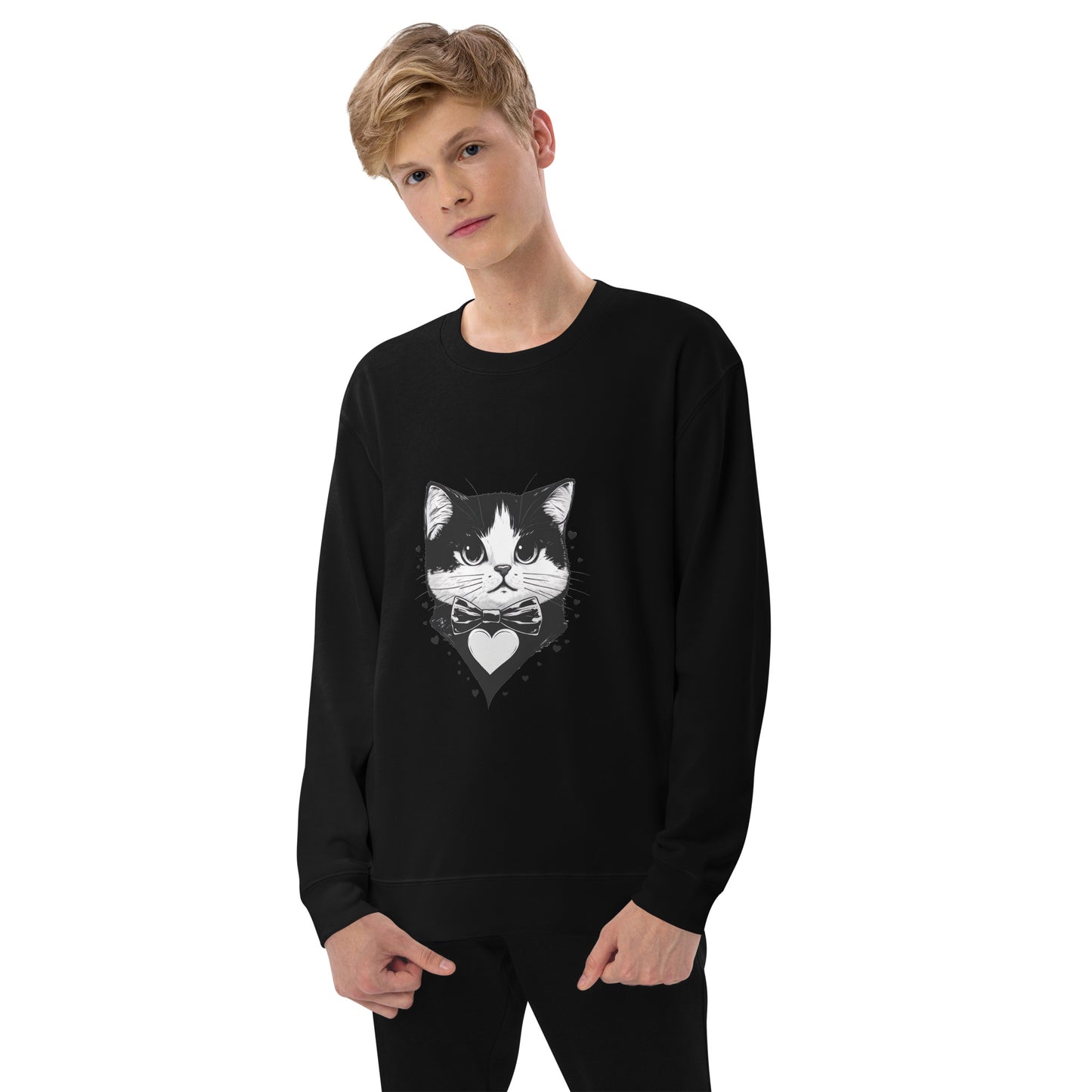 Unisex Sweatshirt | United Athle - Cute Gentleman Cat