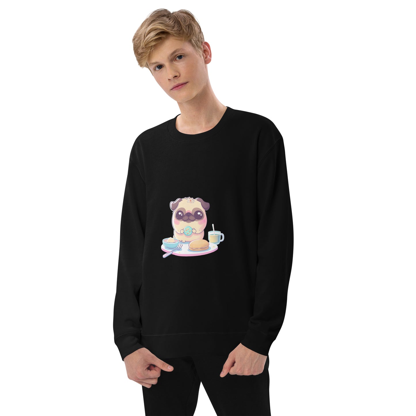 Unisex Sweatshirt | United Athle - Breakfast Pug