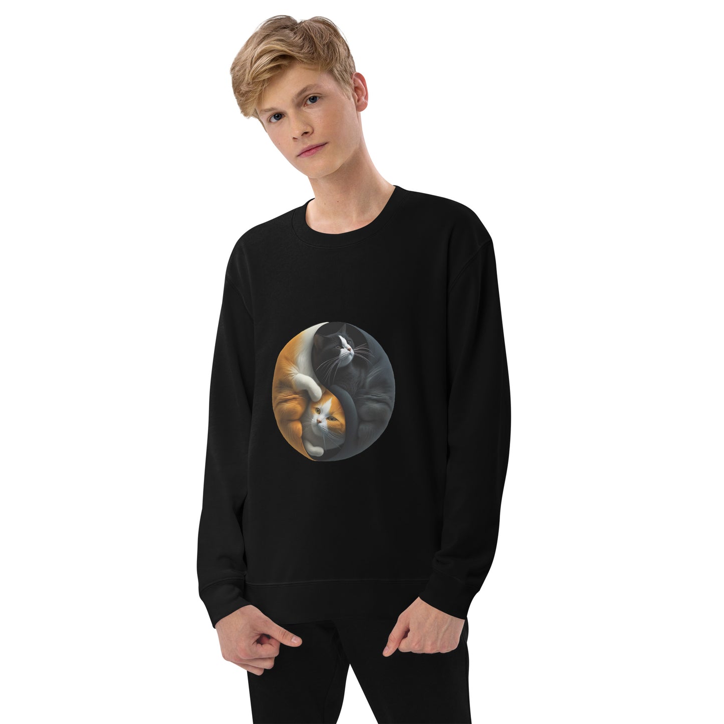 Unisex Sweatshirt | United Athle - YingYang Cats