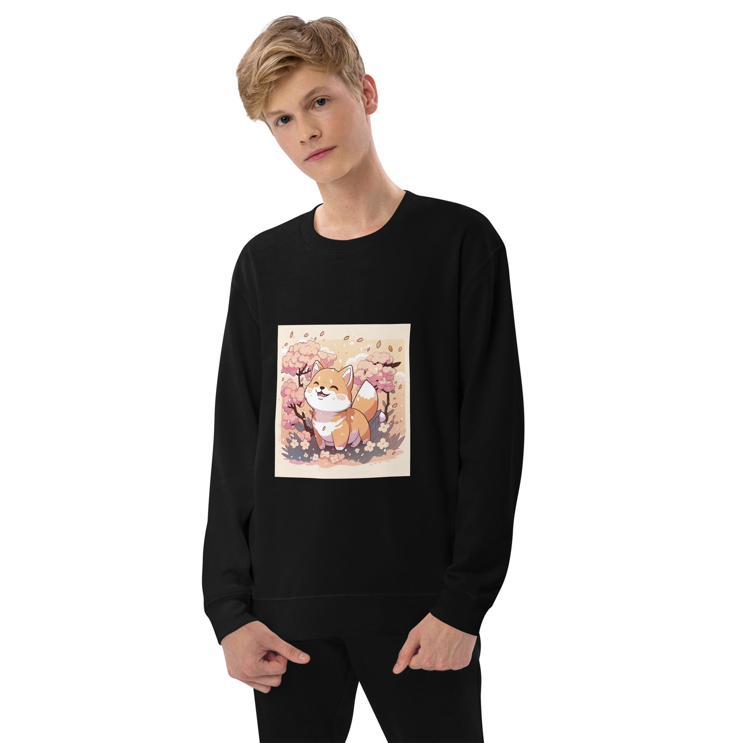 Unisex Sweatshirt | United Athle - Shiba in autumn