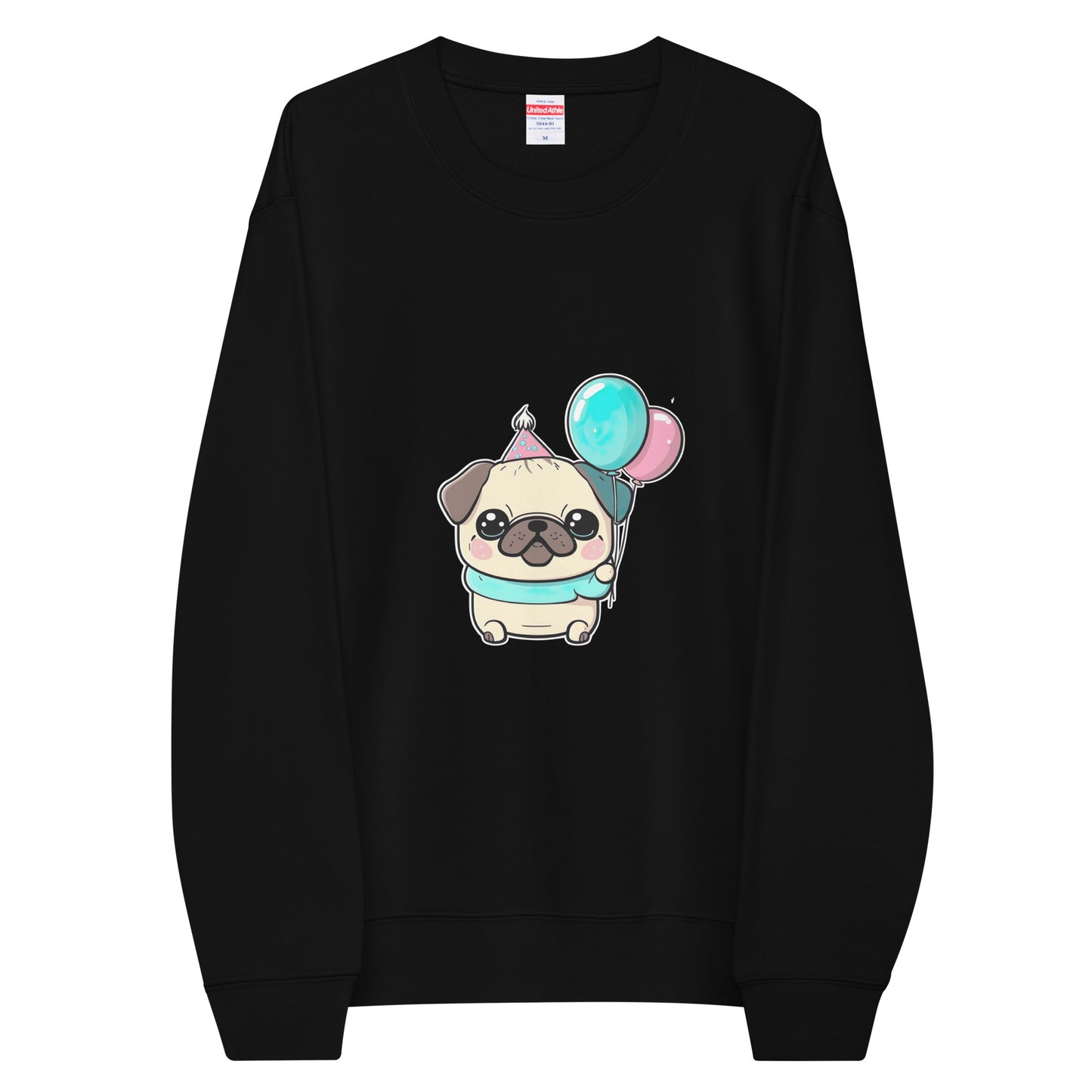 Unisex Sweatshirt | United Athle - Happy Birthday Pug