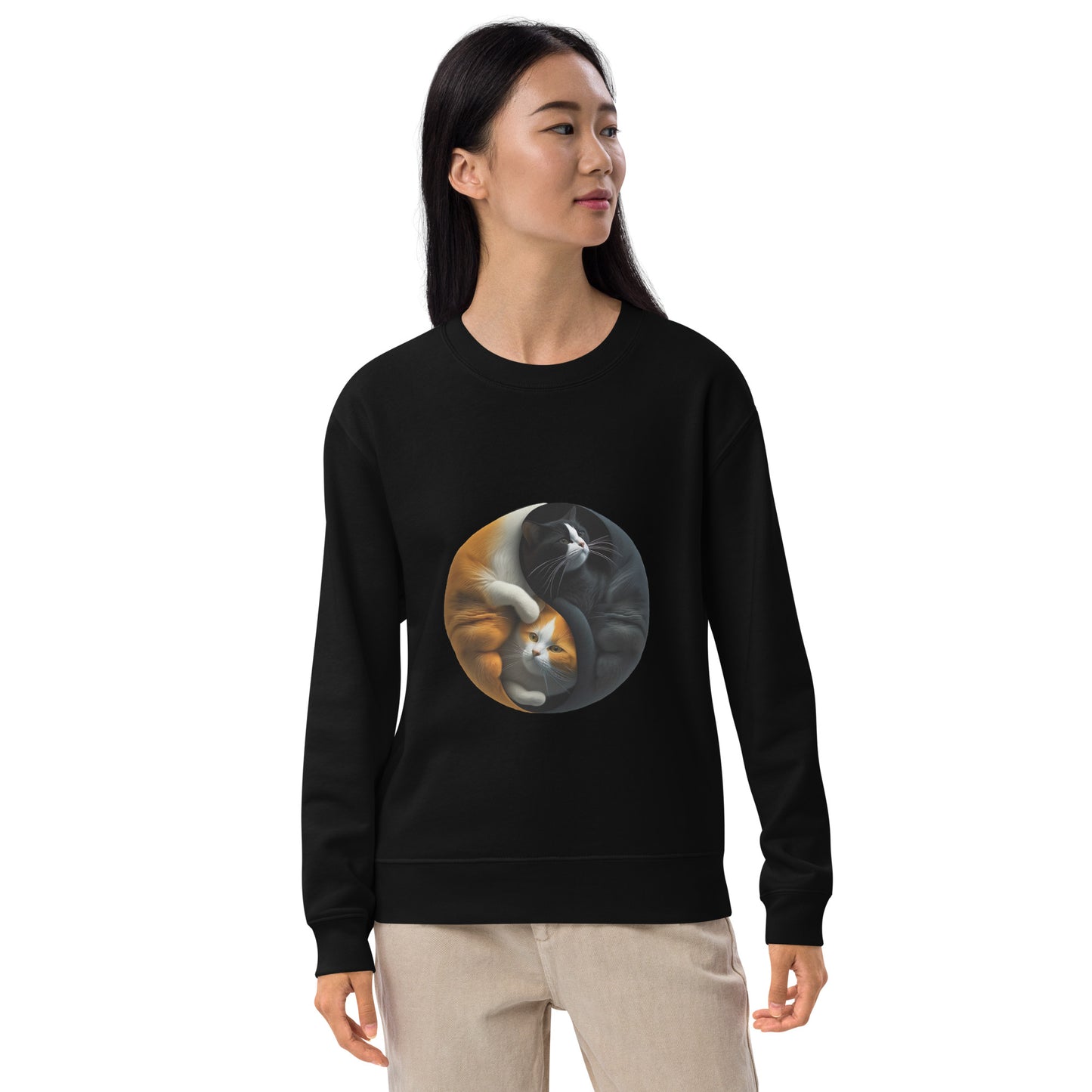 Unisex Sweatshirt | United Athle - YingYang Cats