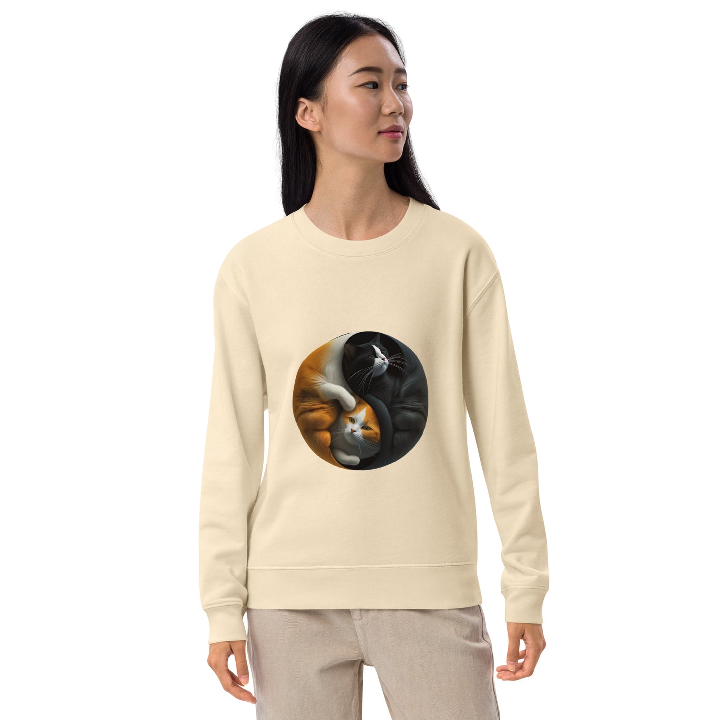 Unisex Sweatshirt | United Athle - YingYang Cats