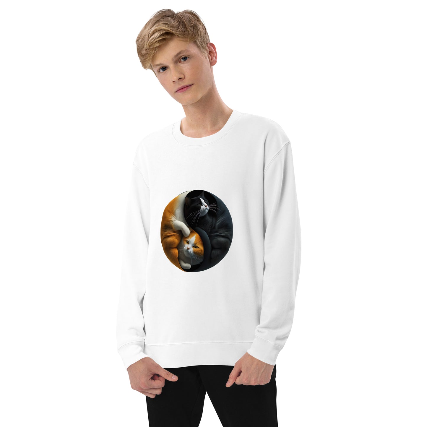 Unisex Sweatshirt | United Athle - YingYang Cats