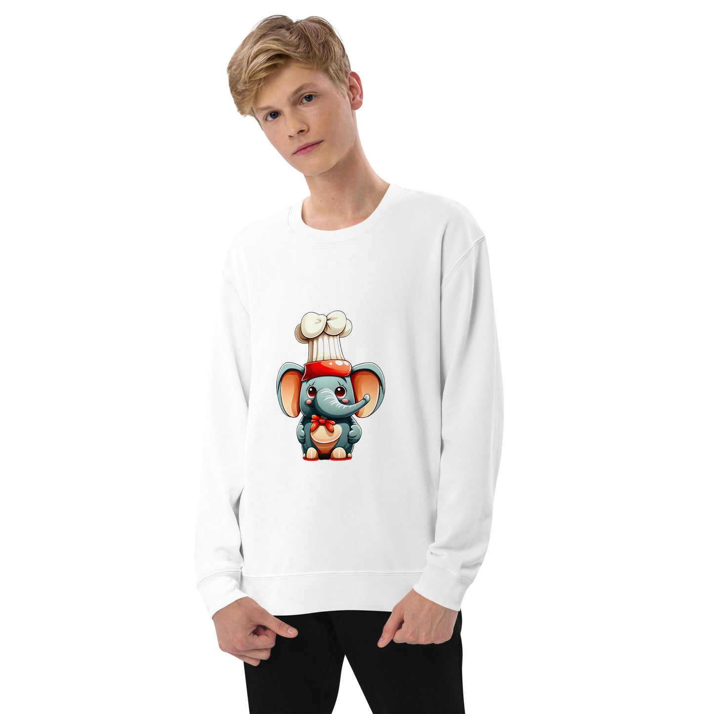 Unisex Sweatshirt | United Athle - Baby Elephant Chef