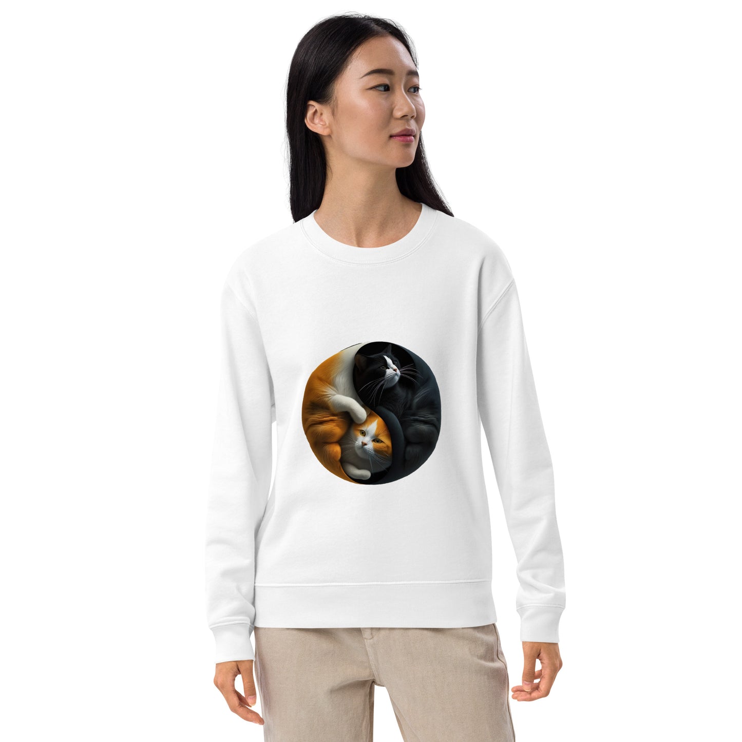 Unisex Sweatshirt | United Athle - YingYang Cats