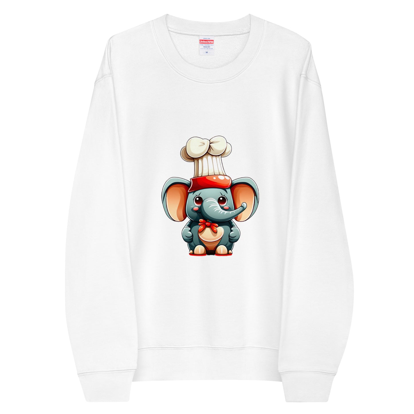 Unisex Sweatshirt | United Athle - Baby Elephant Chef