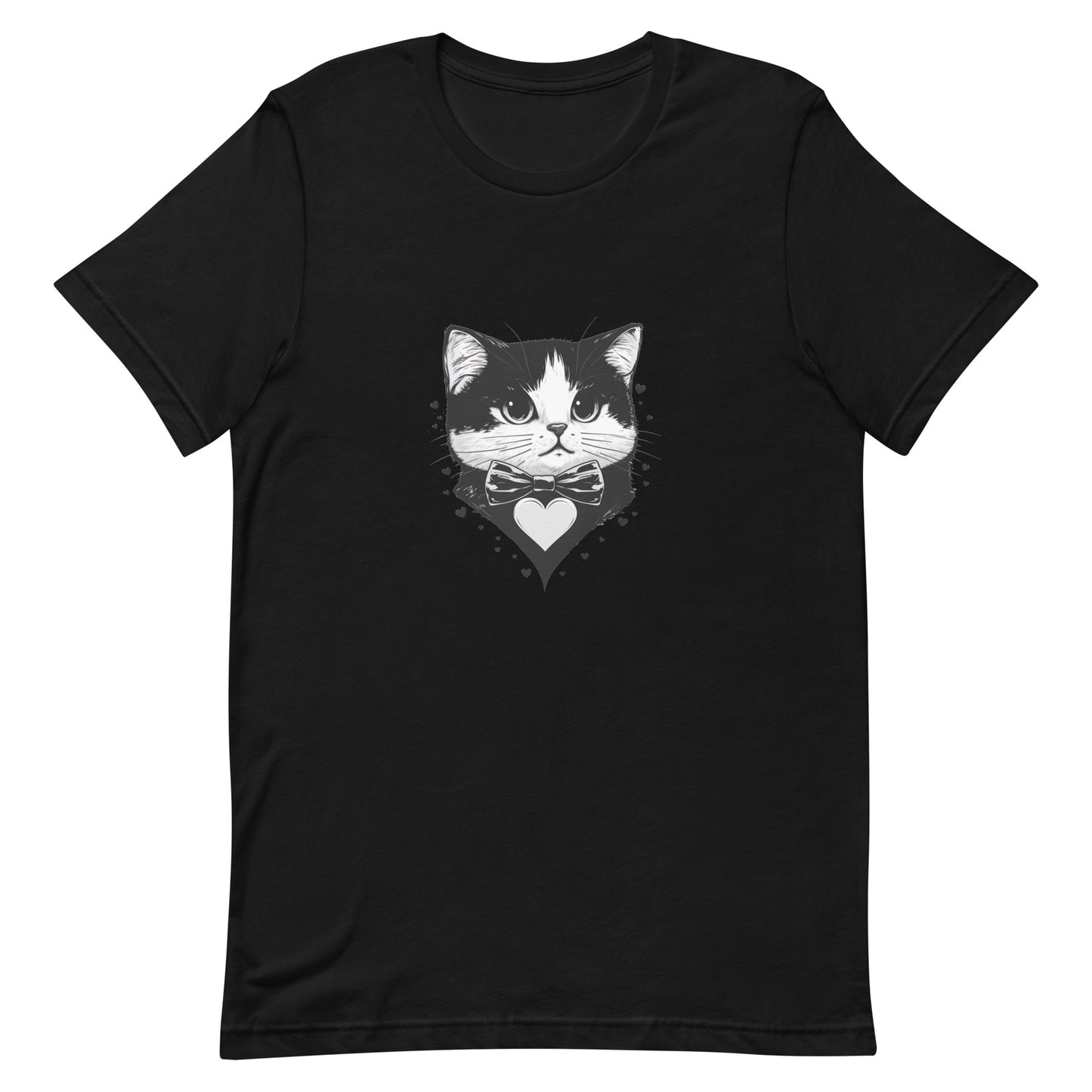 ユニセックスTシャツ - Cute Gentleman Cat