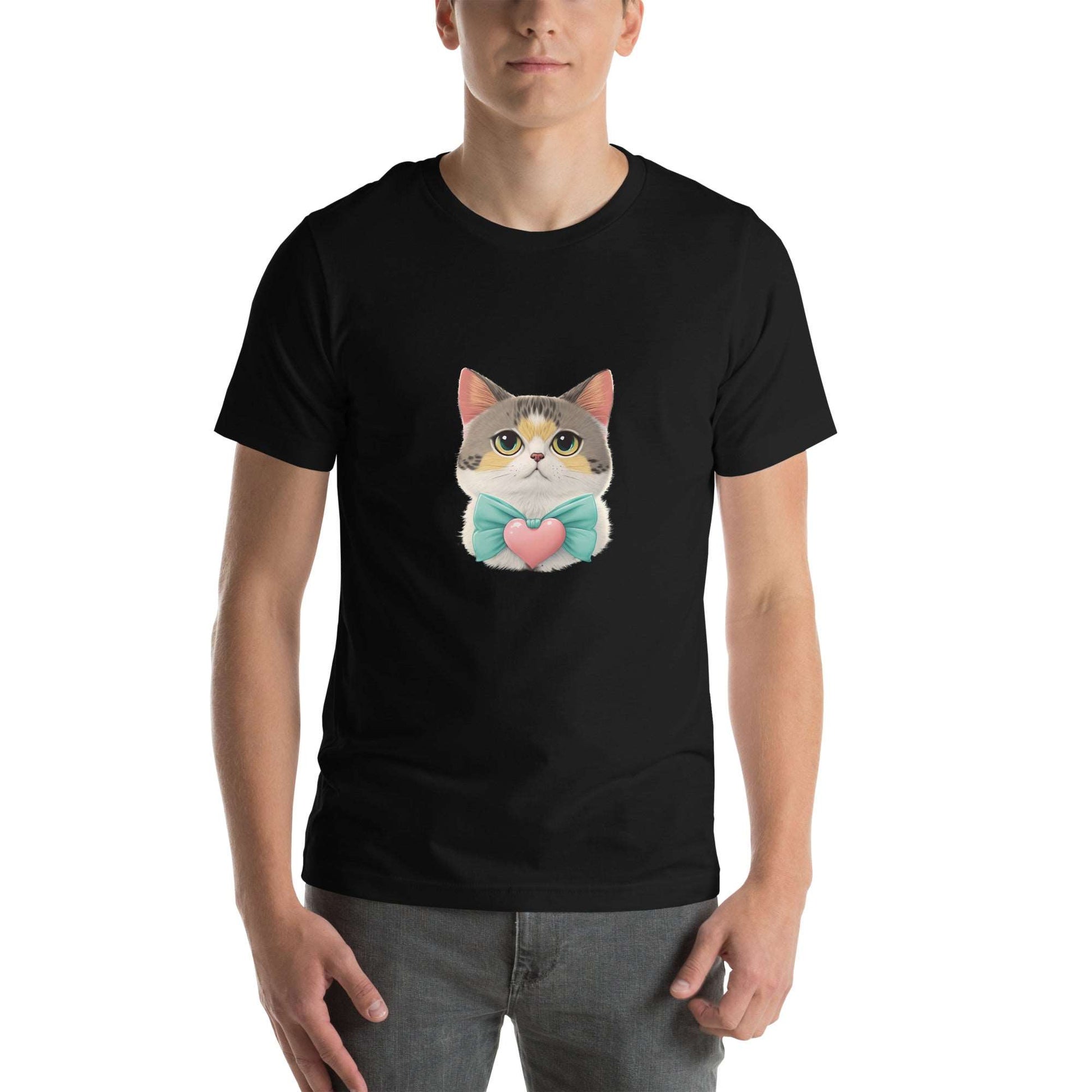 ユニセックスTシャツ - A Loving Cat