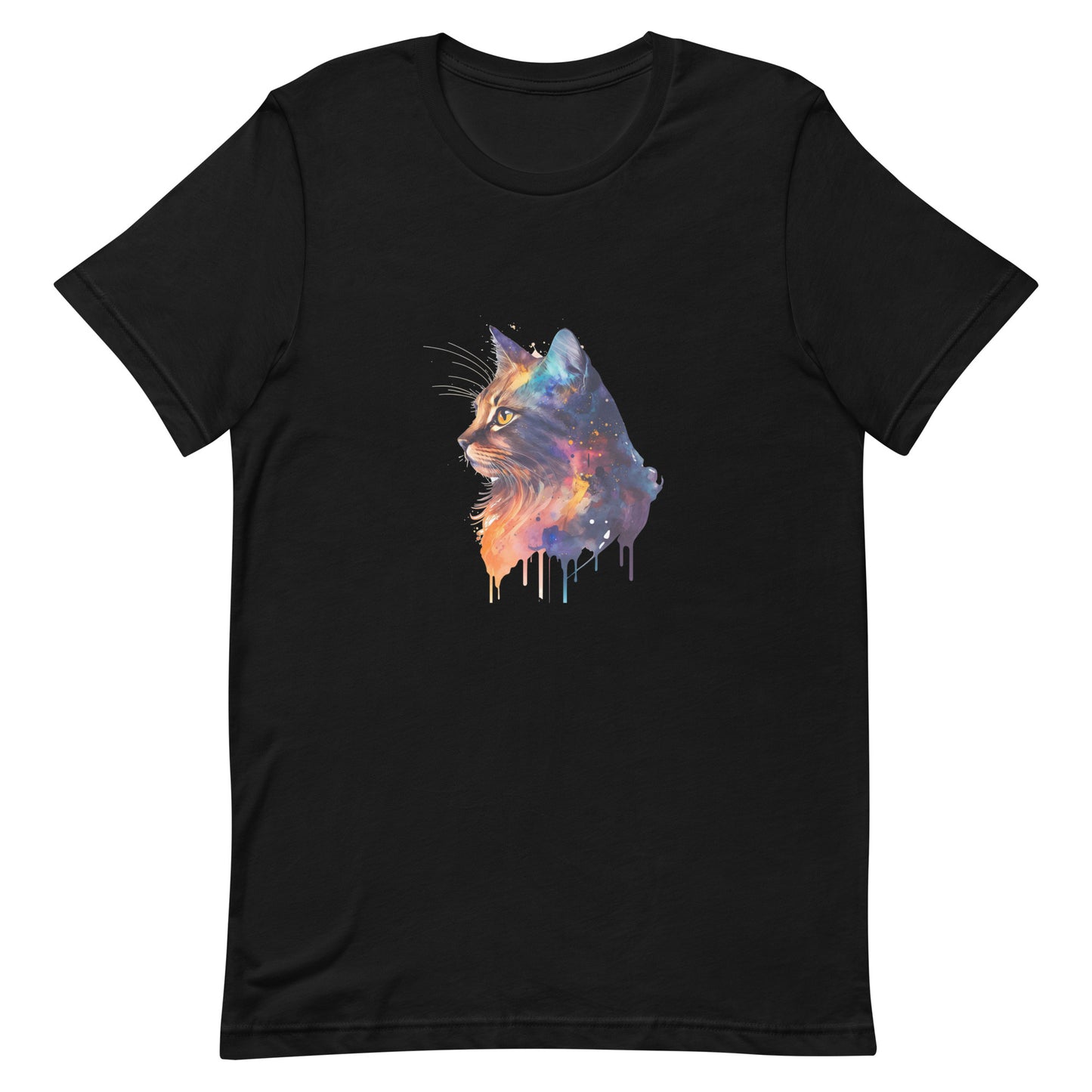 ユニセックスTシャツ - Colorful Cat