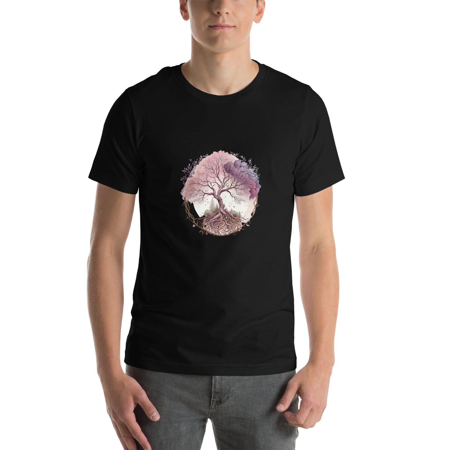 Unisex T-shirt - Pink Tree