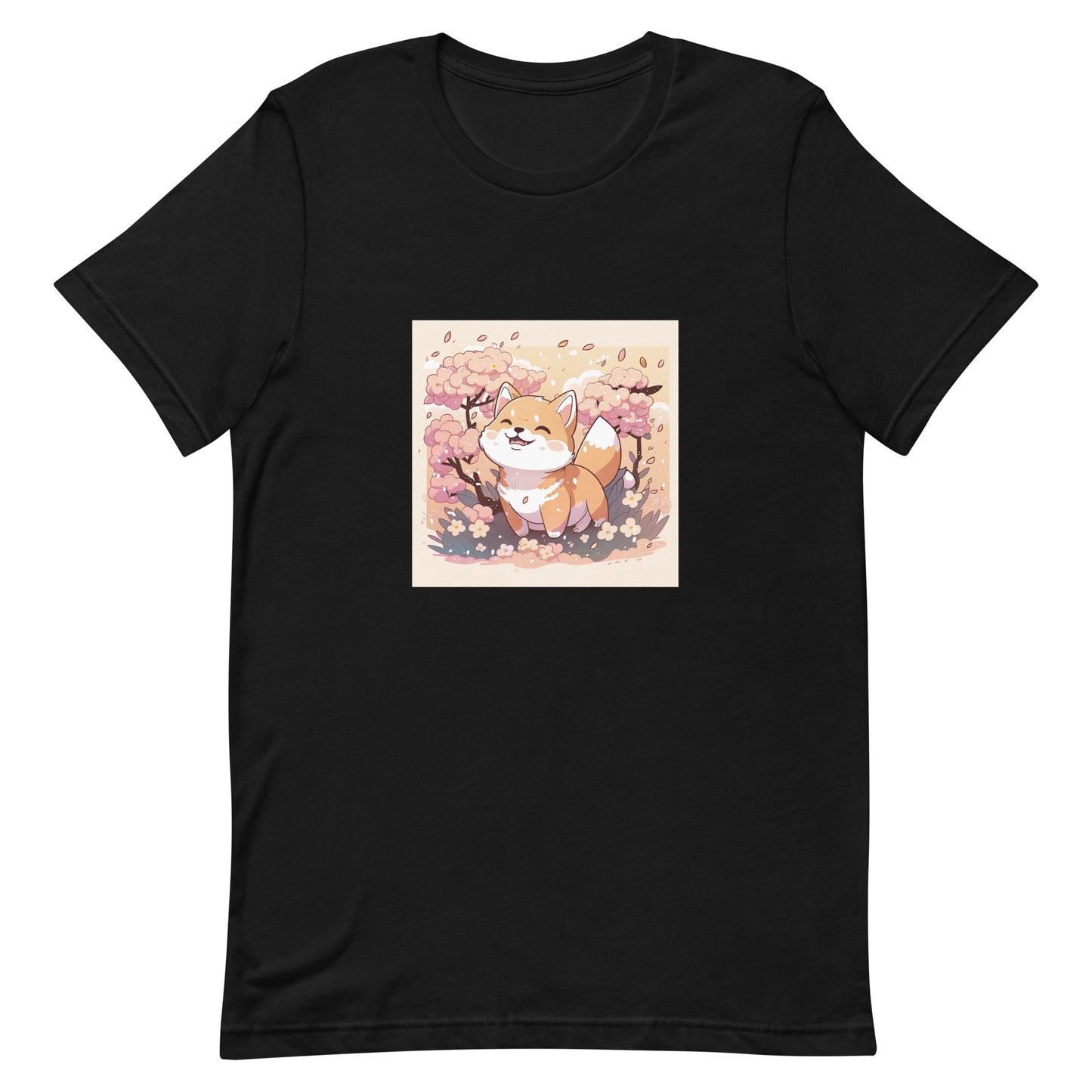 Unisex T-shirt - Shiba in autumn