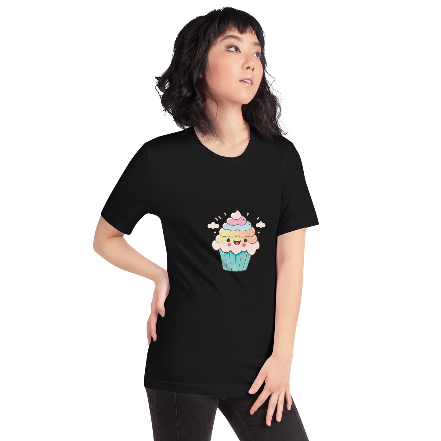 ユニセックスTシャツ - Happy Cupcake