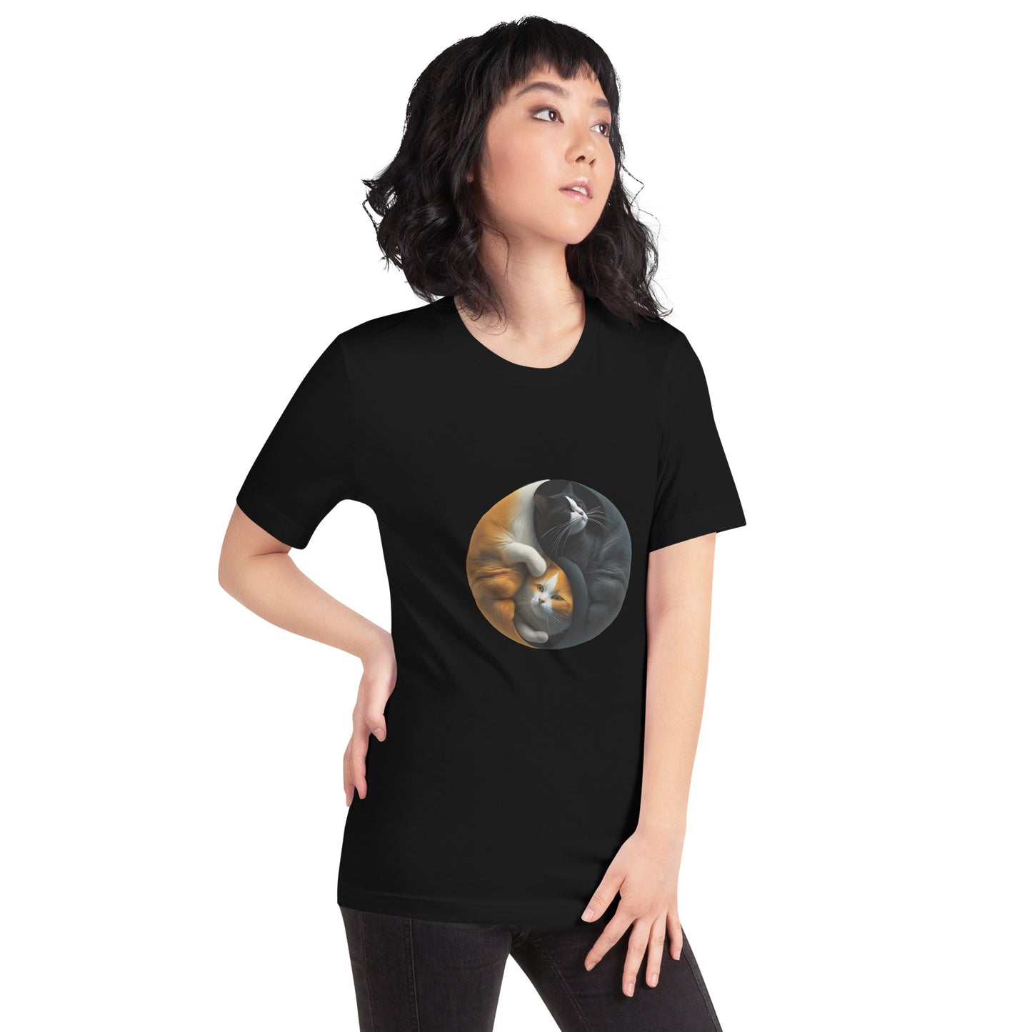 Unisex T-shirt - YingYang Cats