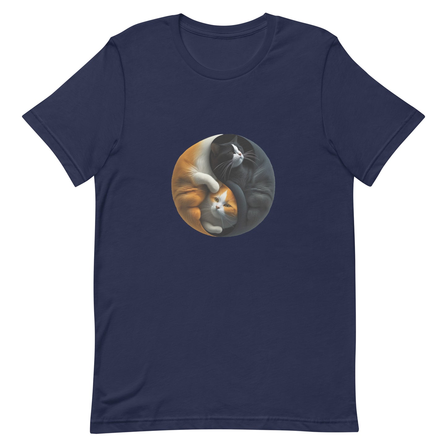 ユニセックスTシャツ - YingYang Cats