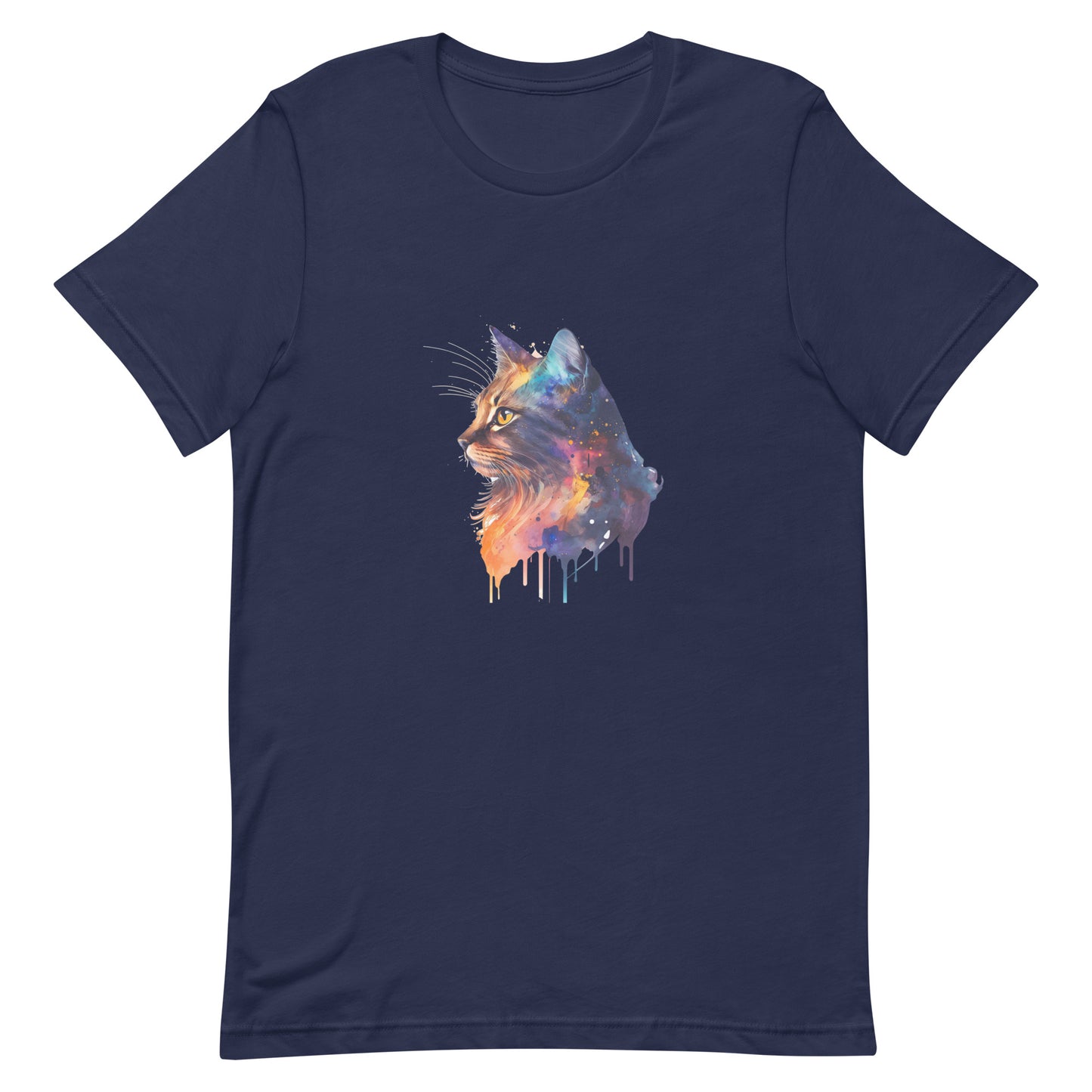 ユニセックスTシャツ - Colorful Cat