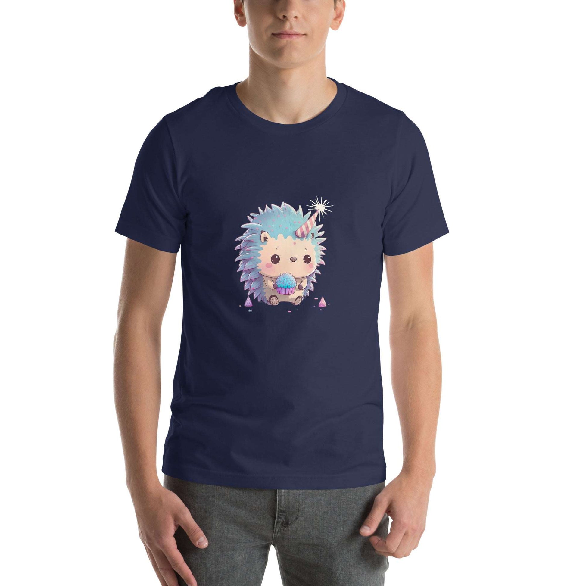 ユニセックスTシャツ - Birthday Porcupine