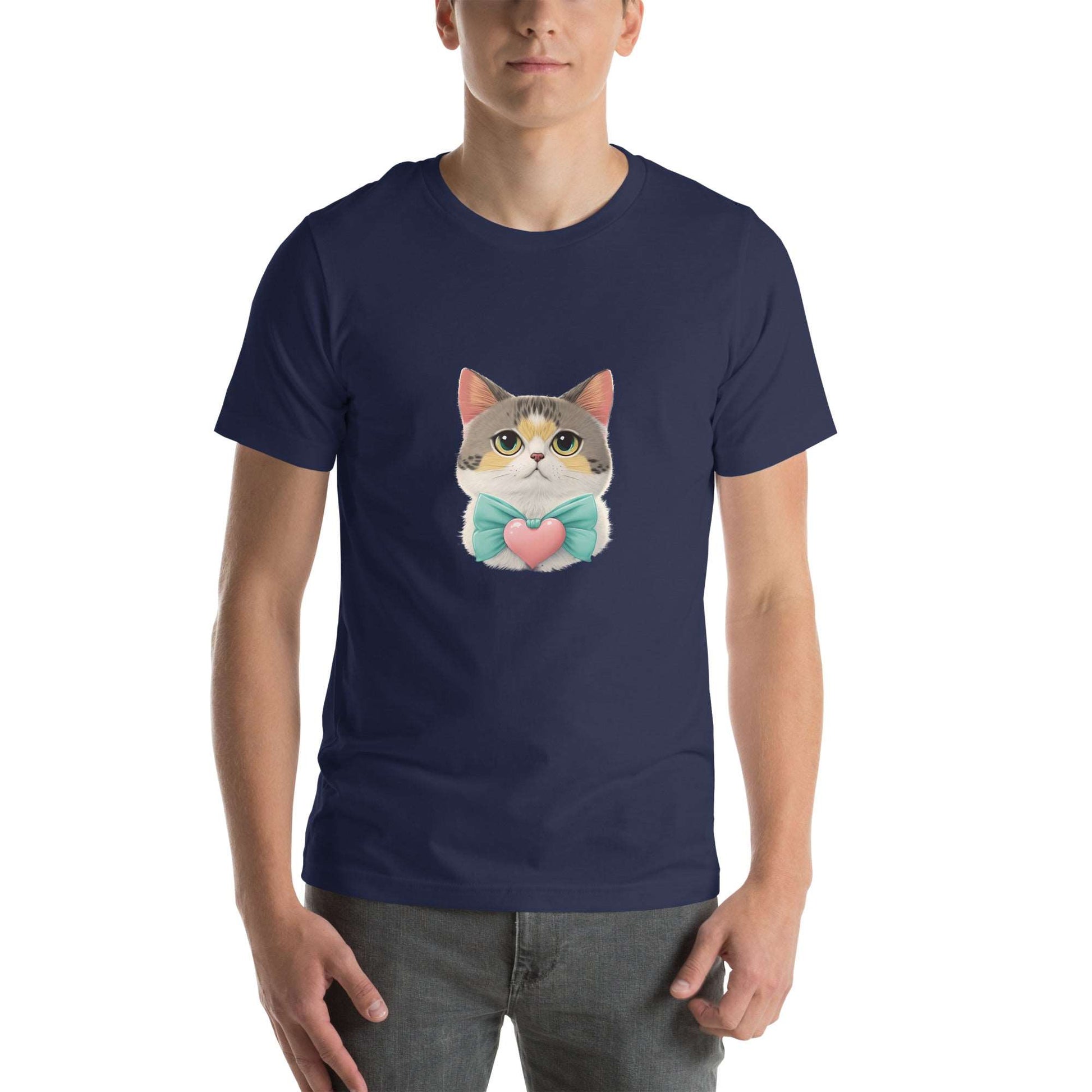 ユニセックスTシャツ - A Loving Cat