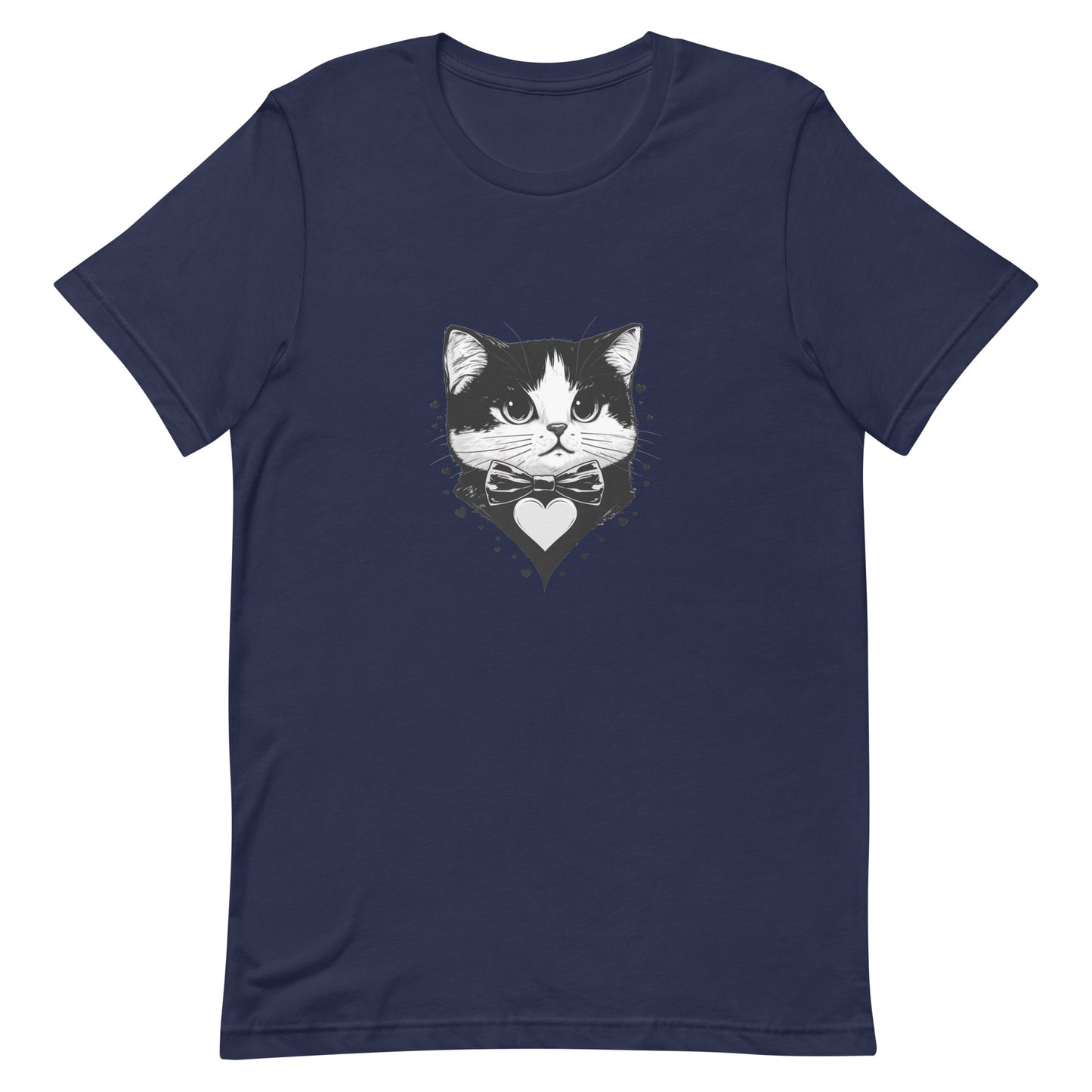 ユニセックスTシャツ - Cute Gentleman Cat