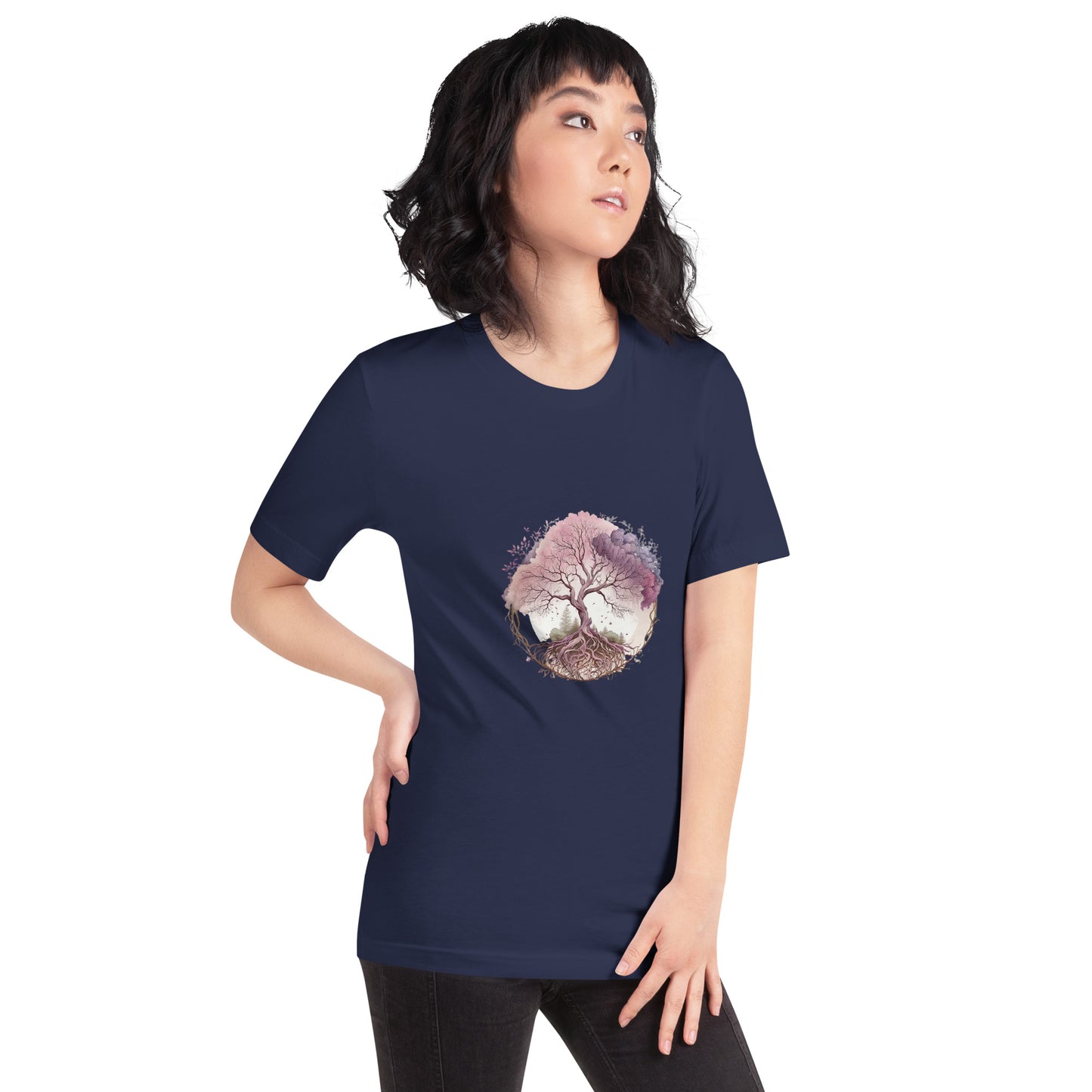 Unisex T-shirt - Pink Tree