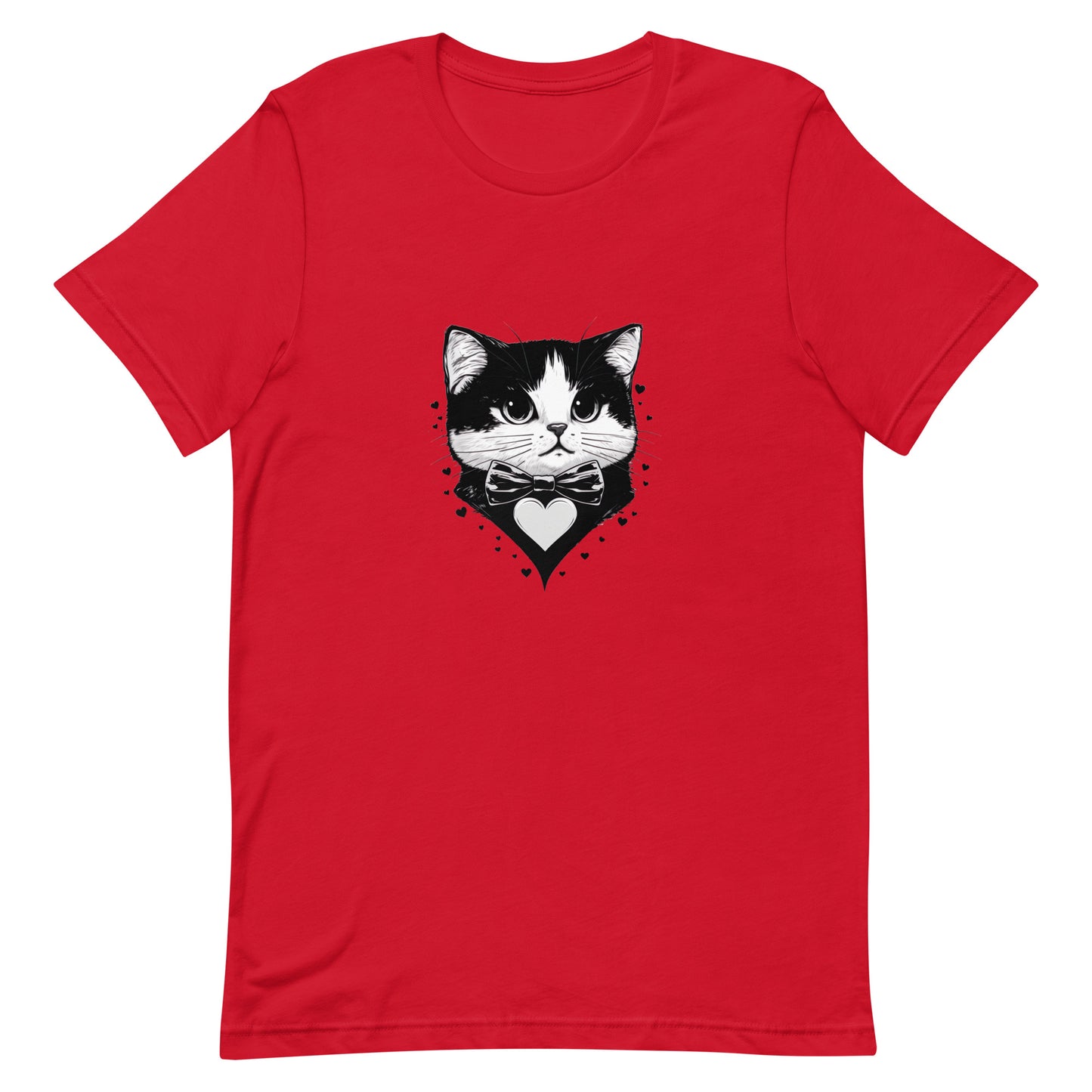 ユニセックスTシャツ - Cute Gentleman Cat