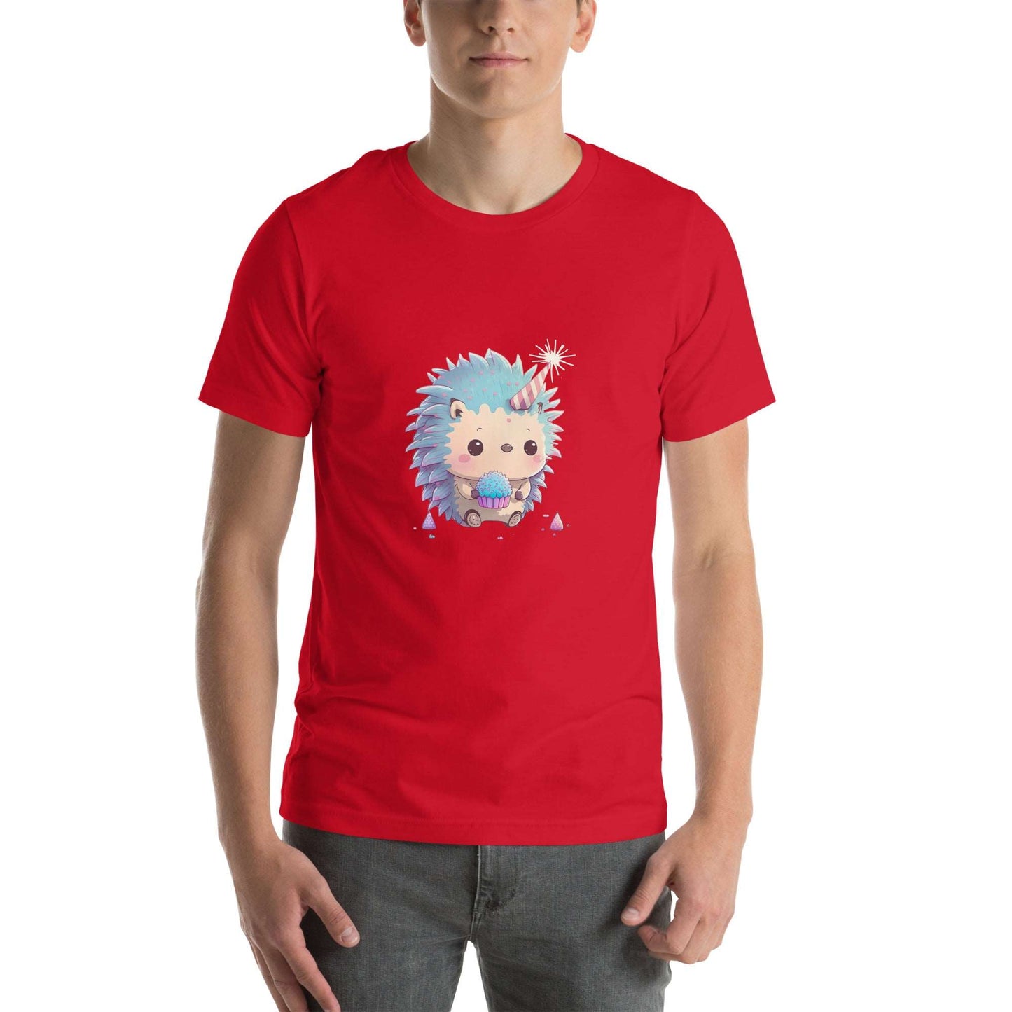 ユニセックスTシャツ - Birthday Porcupine