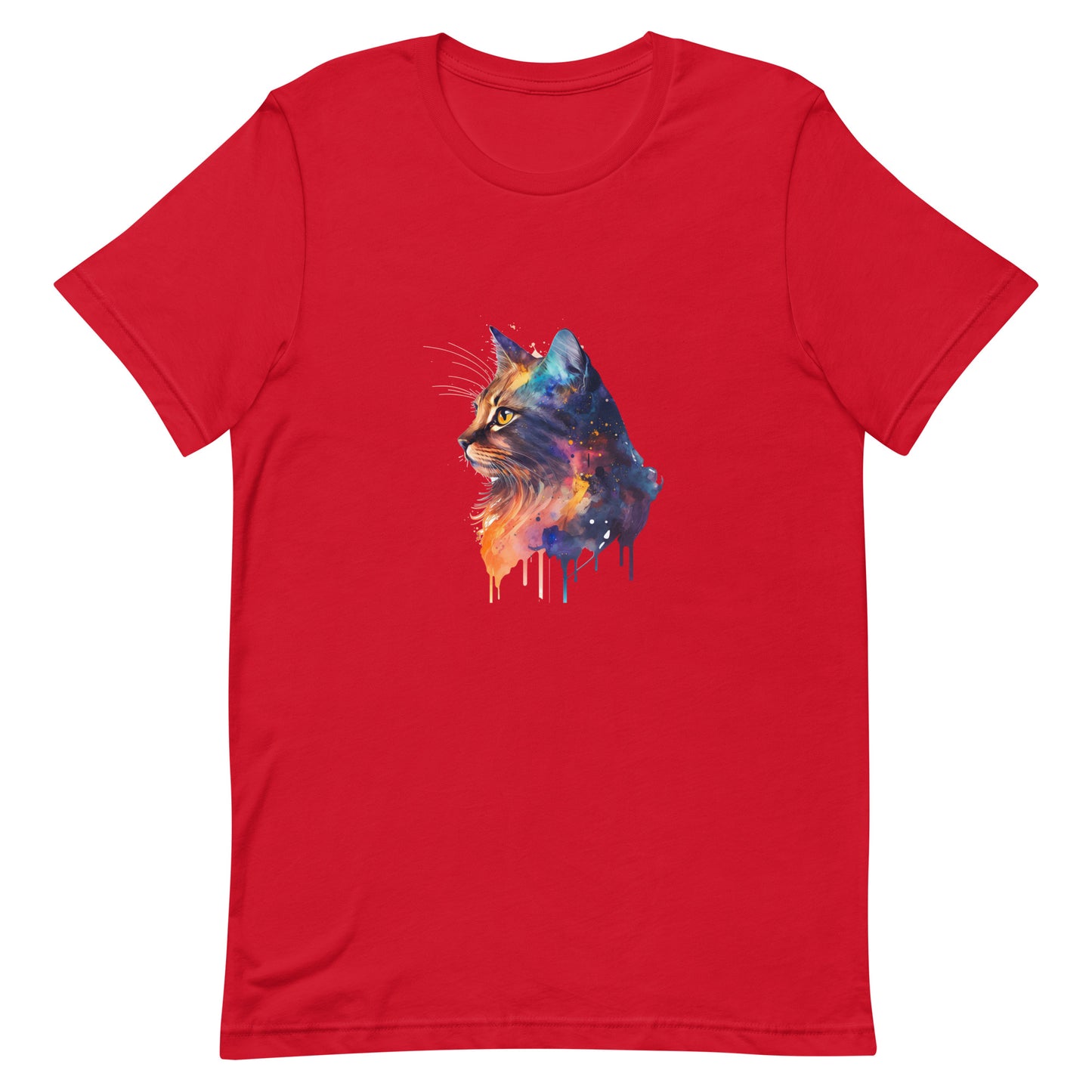 ユニセックスTシャツ - Colorful Cat