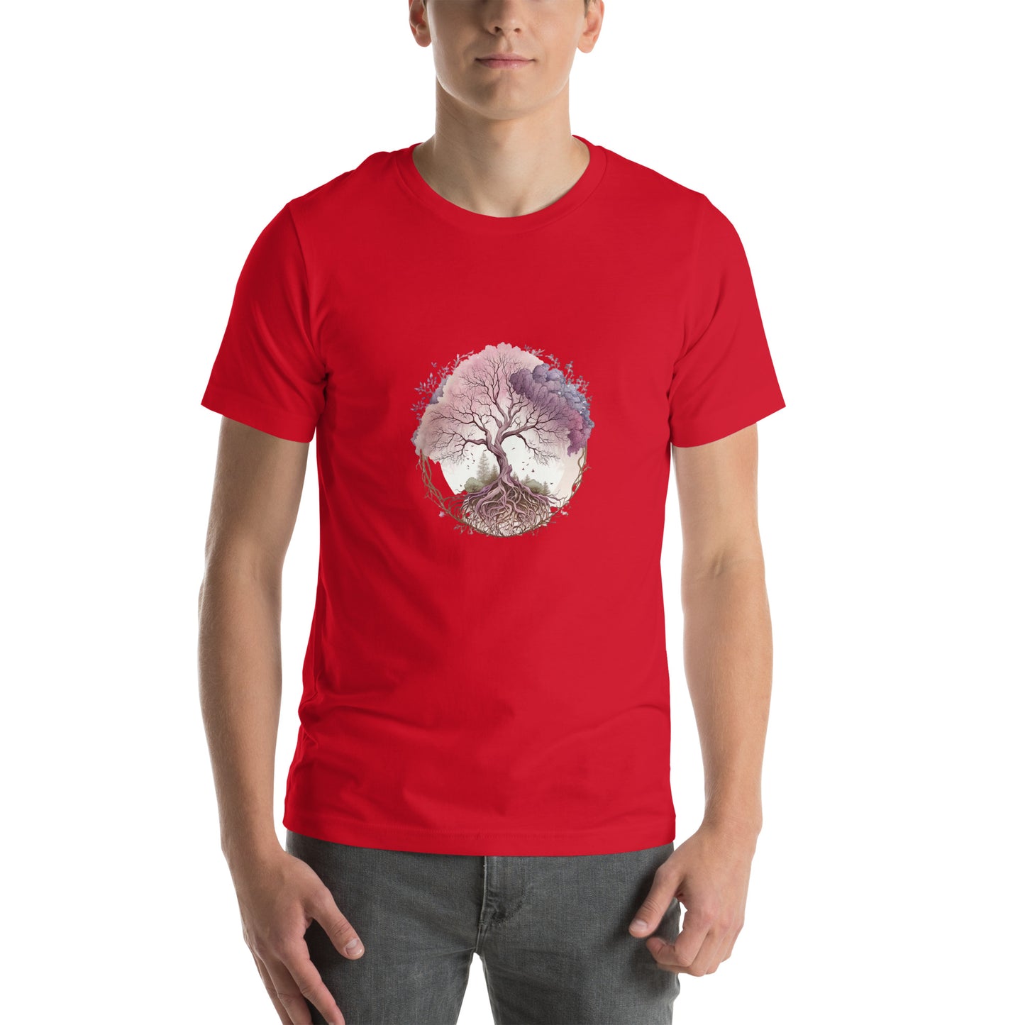 Unisex T-shirt - Pink Tree