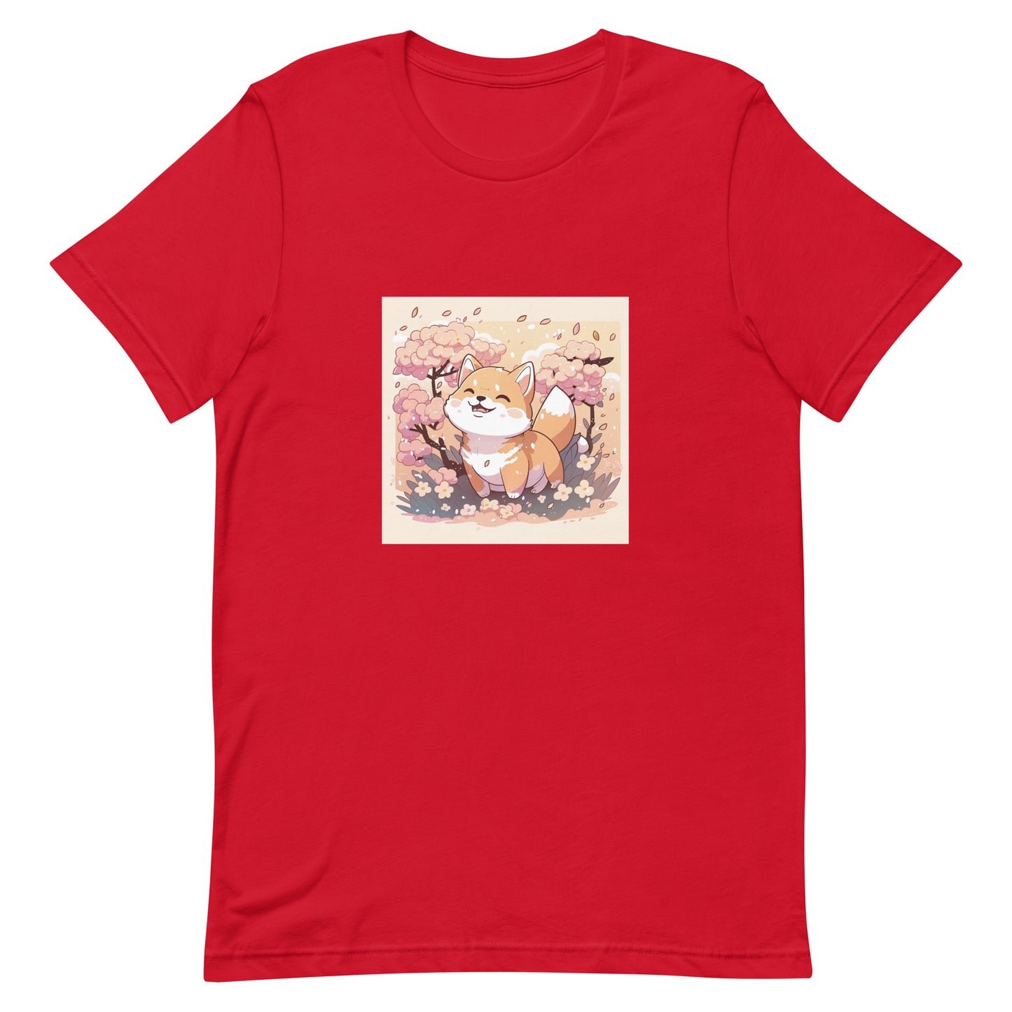 ユニセックスTシャツ - Shiba in autumn