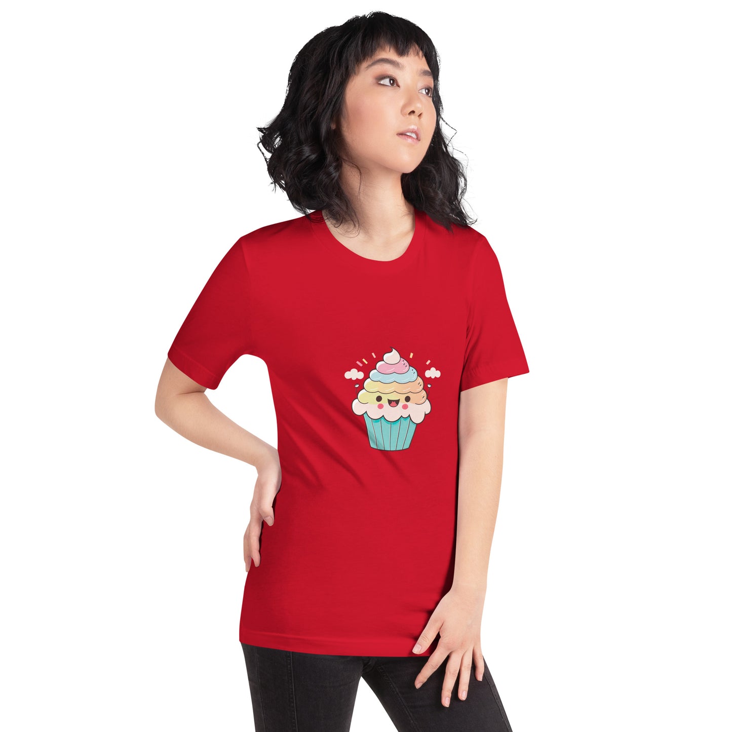 ユニセックスTシャツ - Happy Cupcake