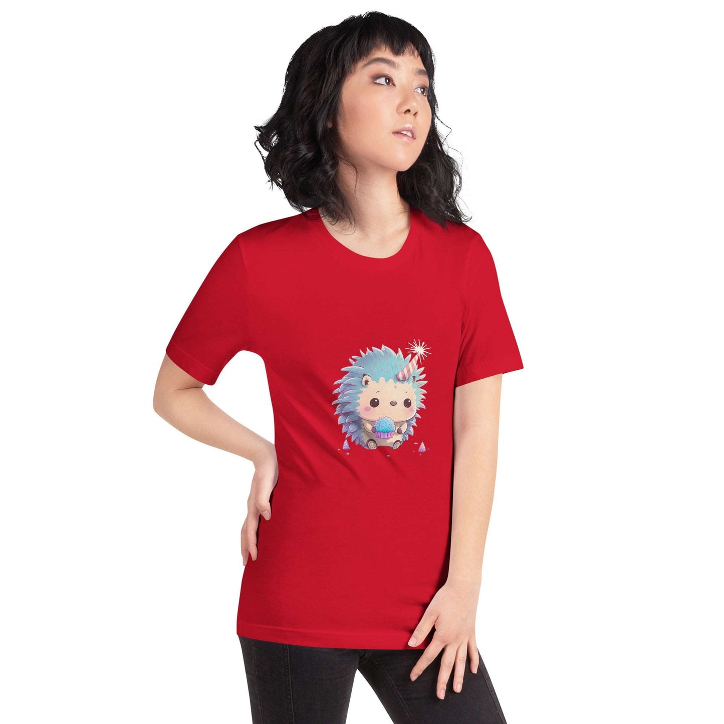 ユニセックスTシャツ - Birthday Porcupine