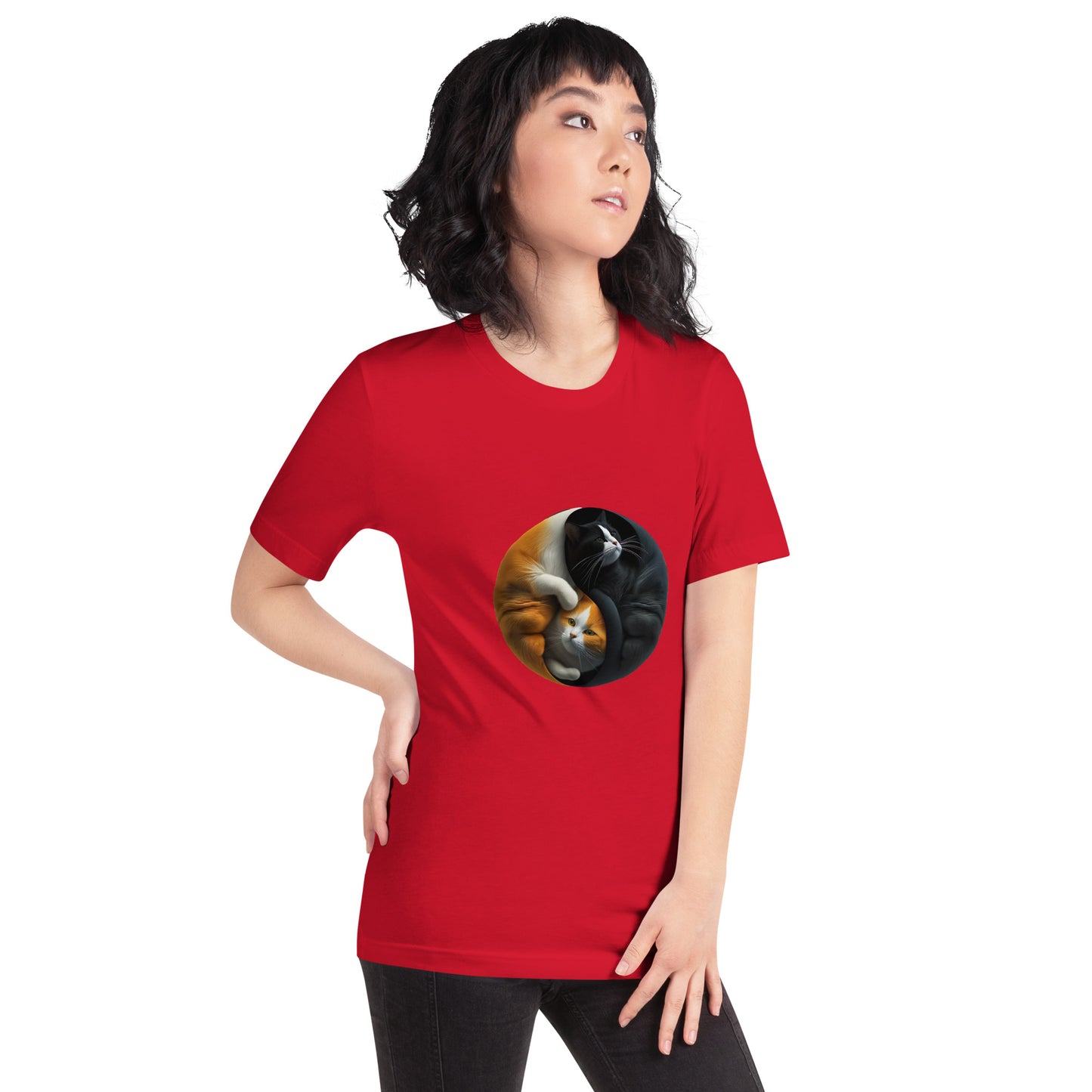 Unisex T-shirt - YingYang Cats