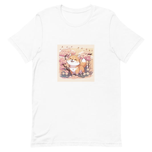 Unisex T-shirt - Shiba in autumn