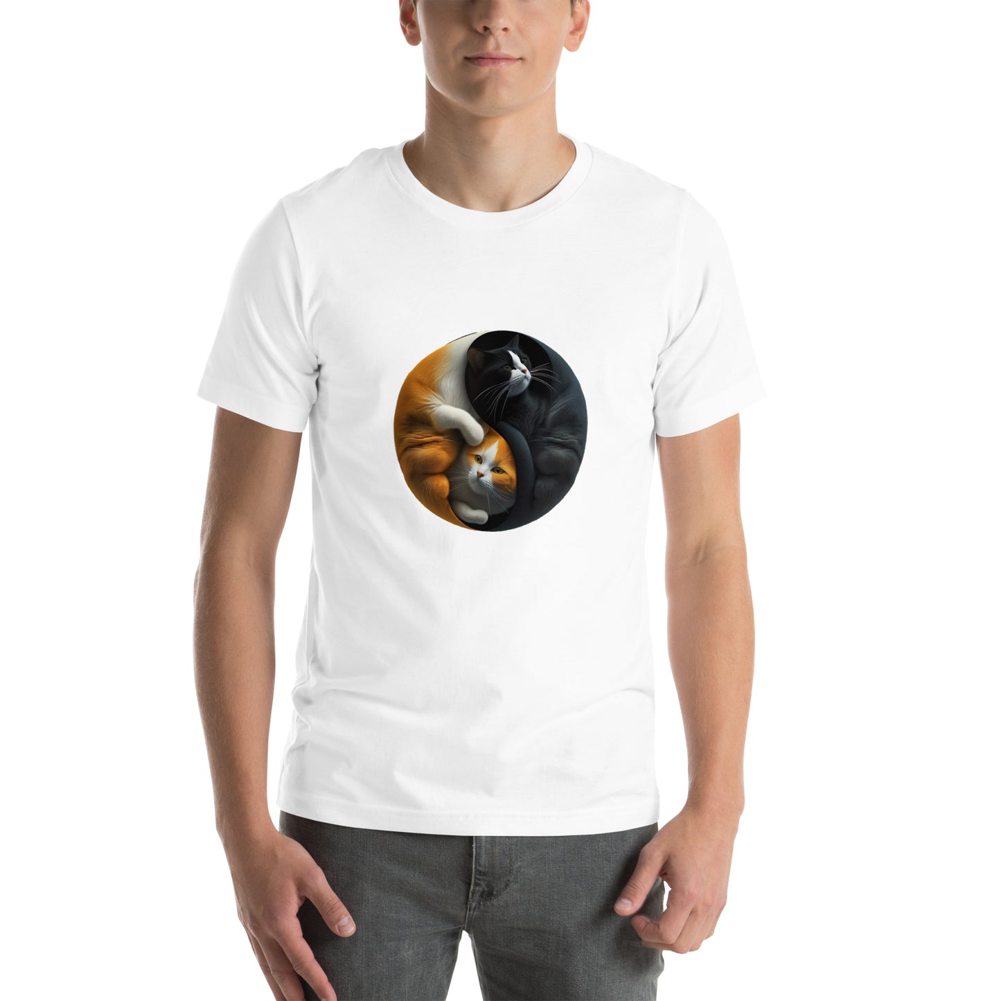 ユニセックスTシャツ - YingYang Cats