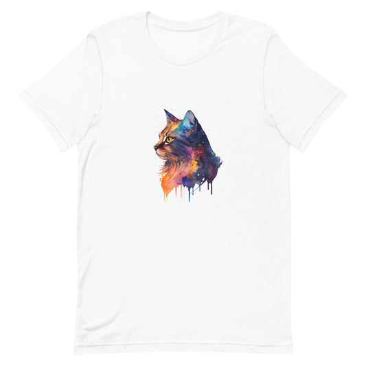 Unisex T-shirt - Colorful Cat