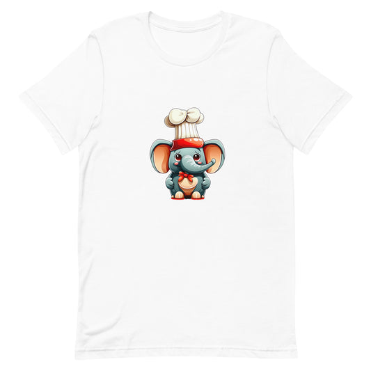 ユニセックスTシャツ - Baby Elephant Chef