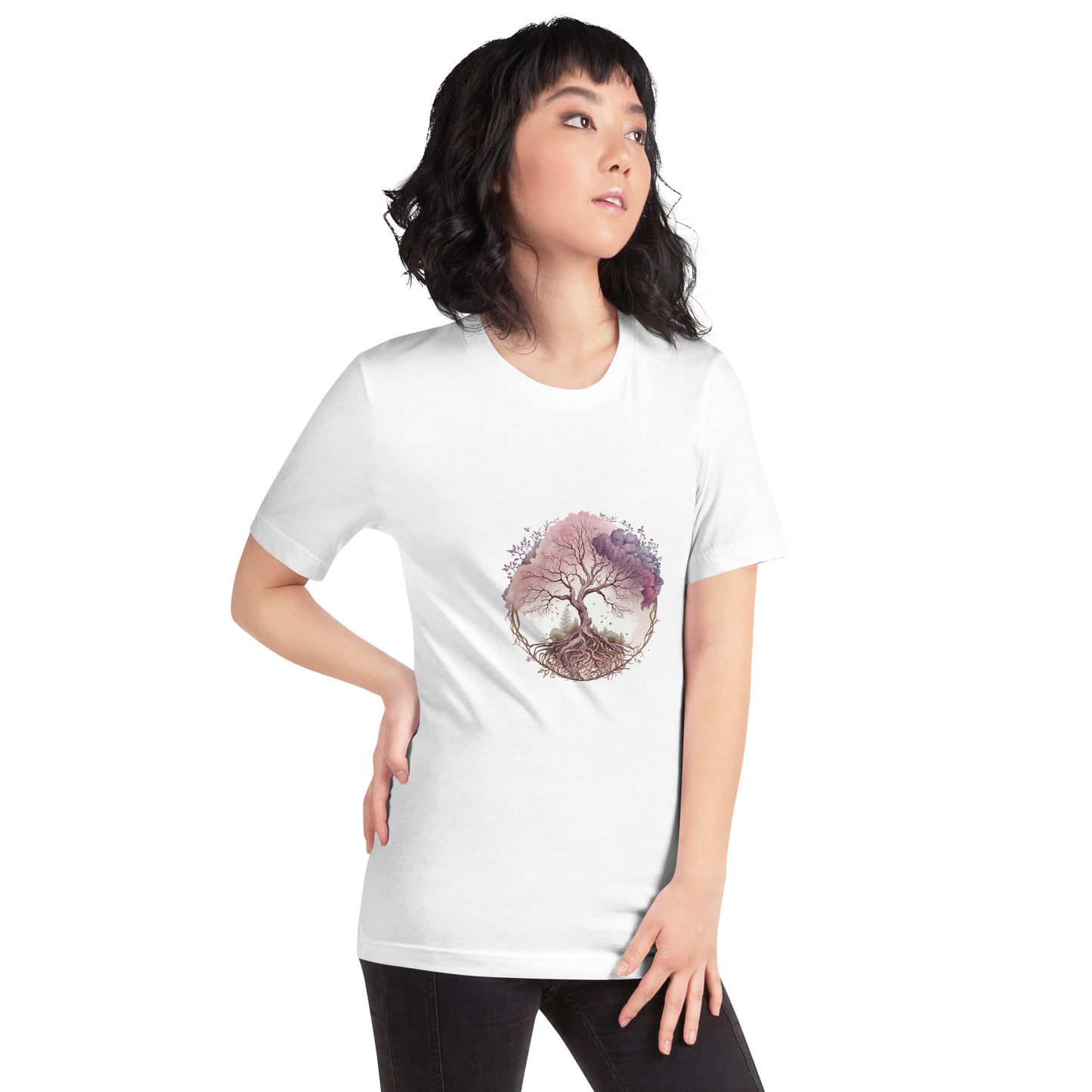 Unisex T-shirt - Pink Tree