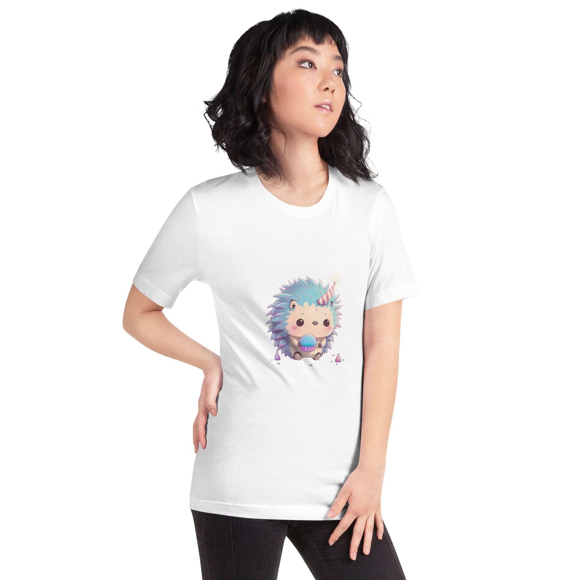 ユニセックスTシャツ - Birthday Porcupine