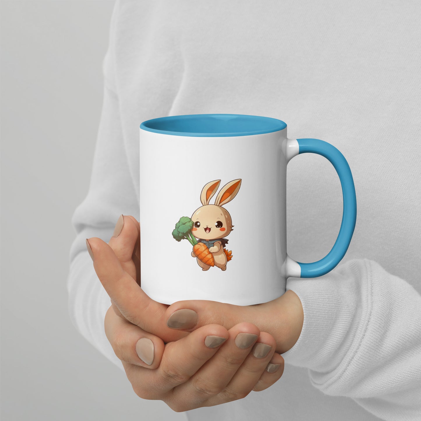 Kawaii Cute Anime Mug - Hoppu the Cute Bunny