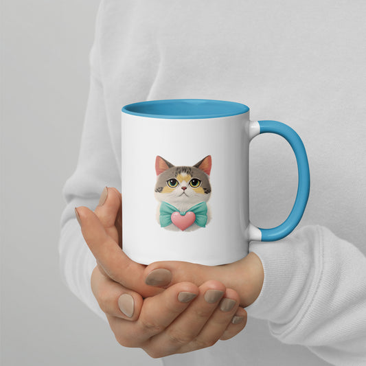 Kawaii Cute Anime Mug - Oliver the Loving Cat